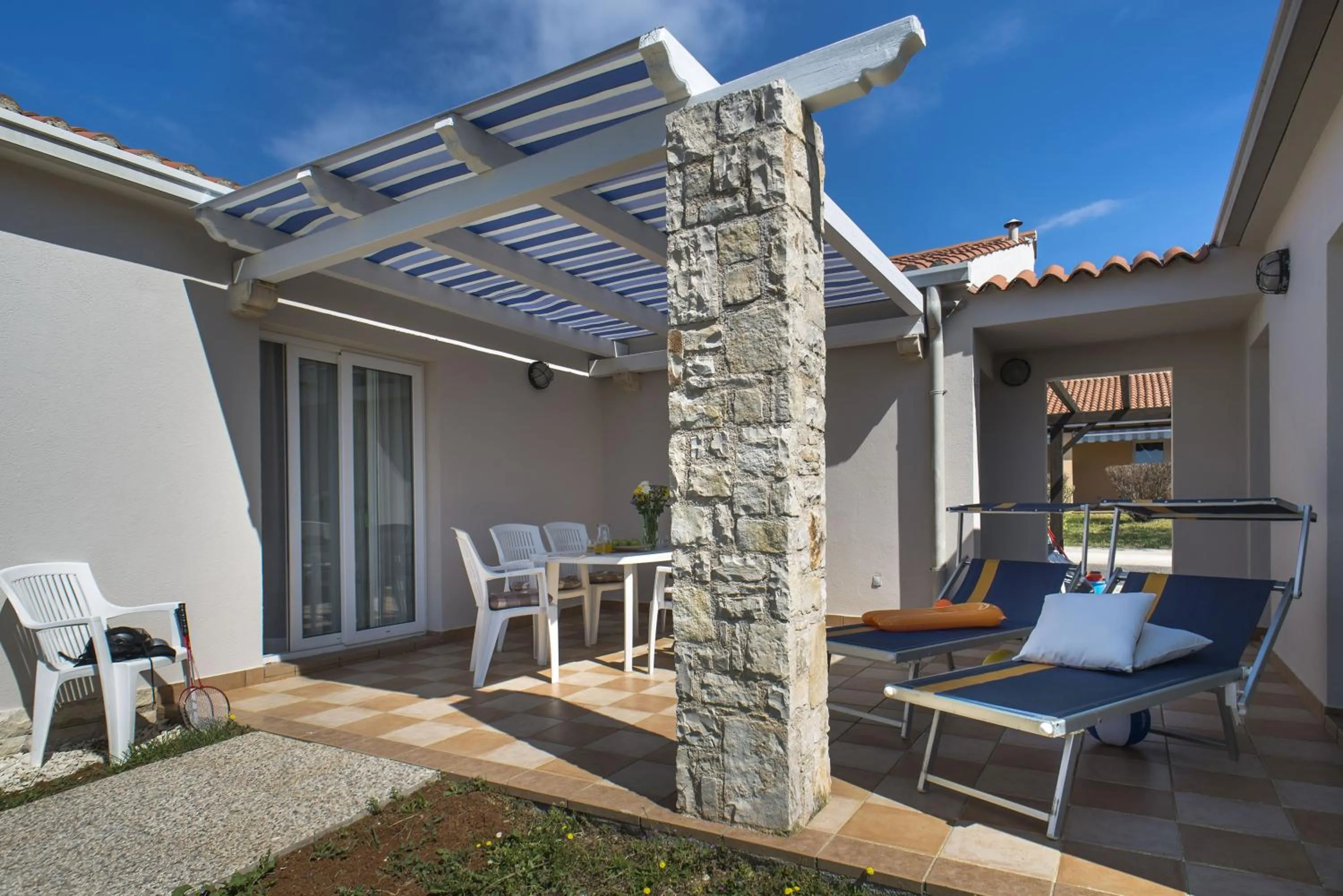 Patio in Holiday Centre Bi village