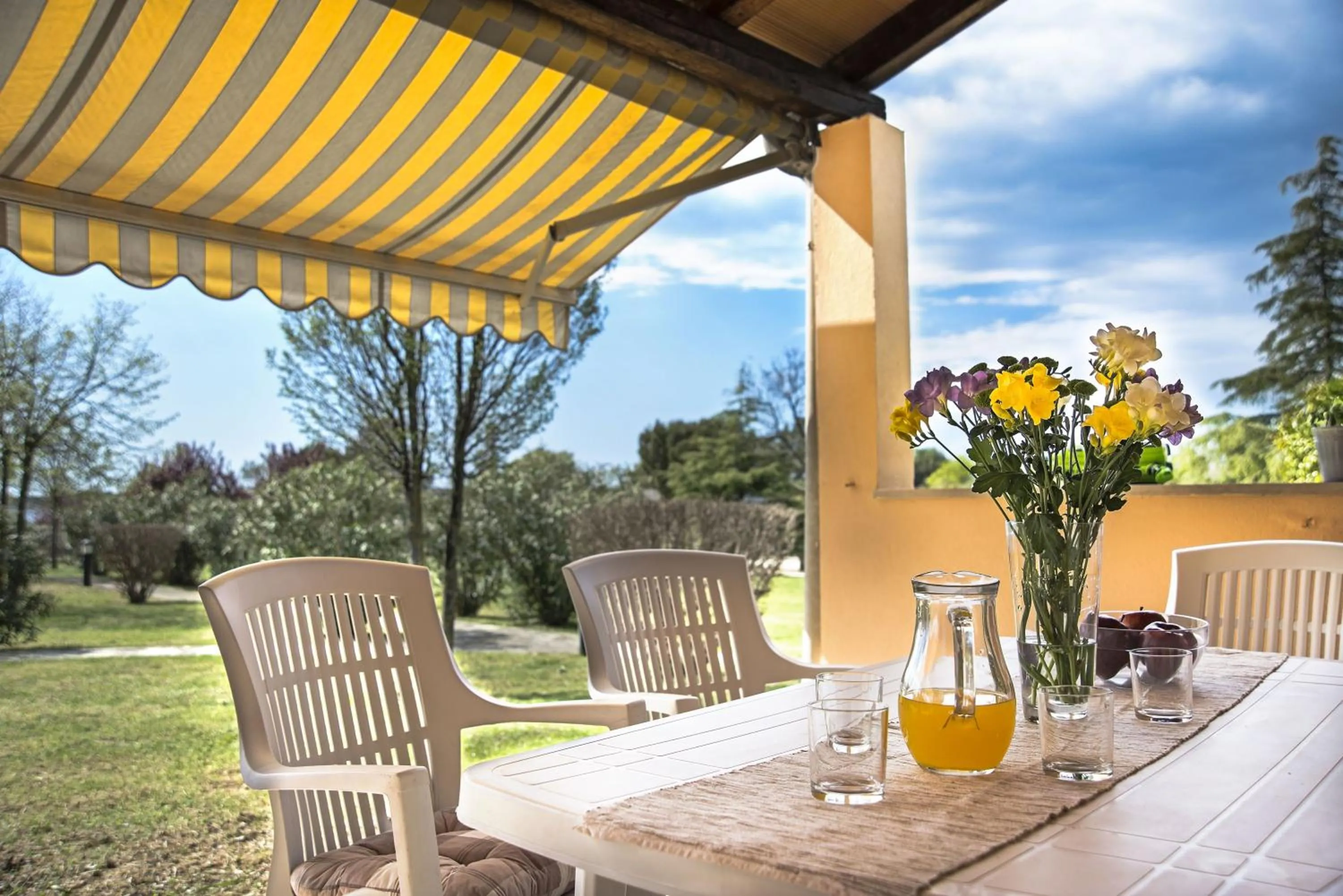 Patio in Holiday Centre Bi village