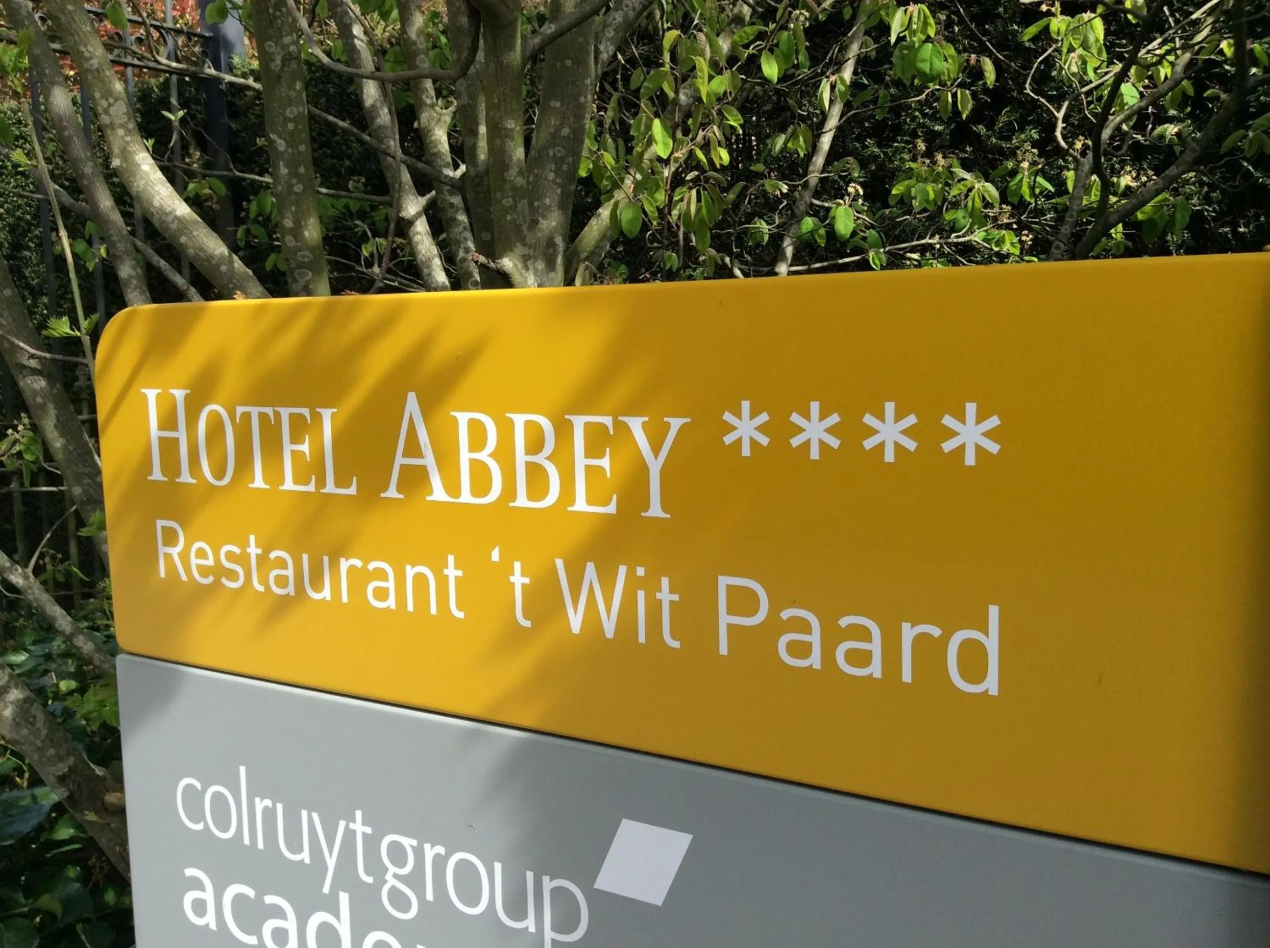 Logo/Certificate/Sign in Hotel ABBEY