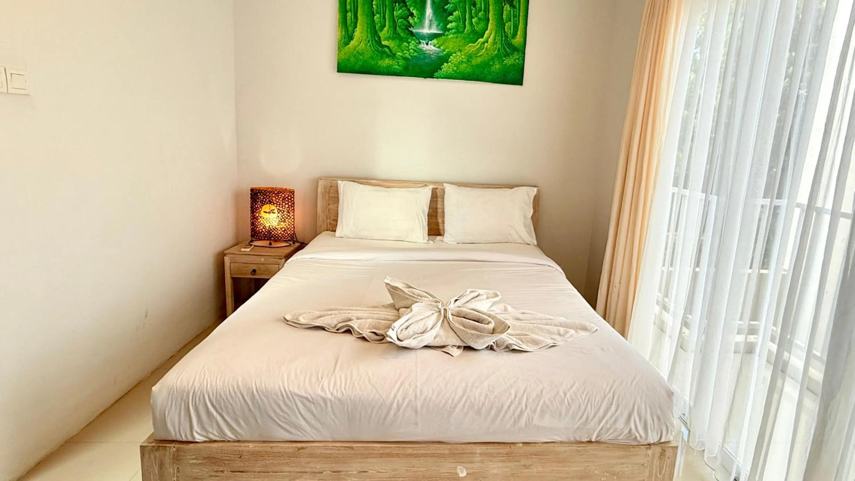 Bed in Padma Pandawa Villa