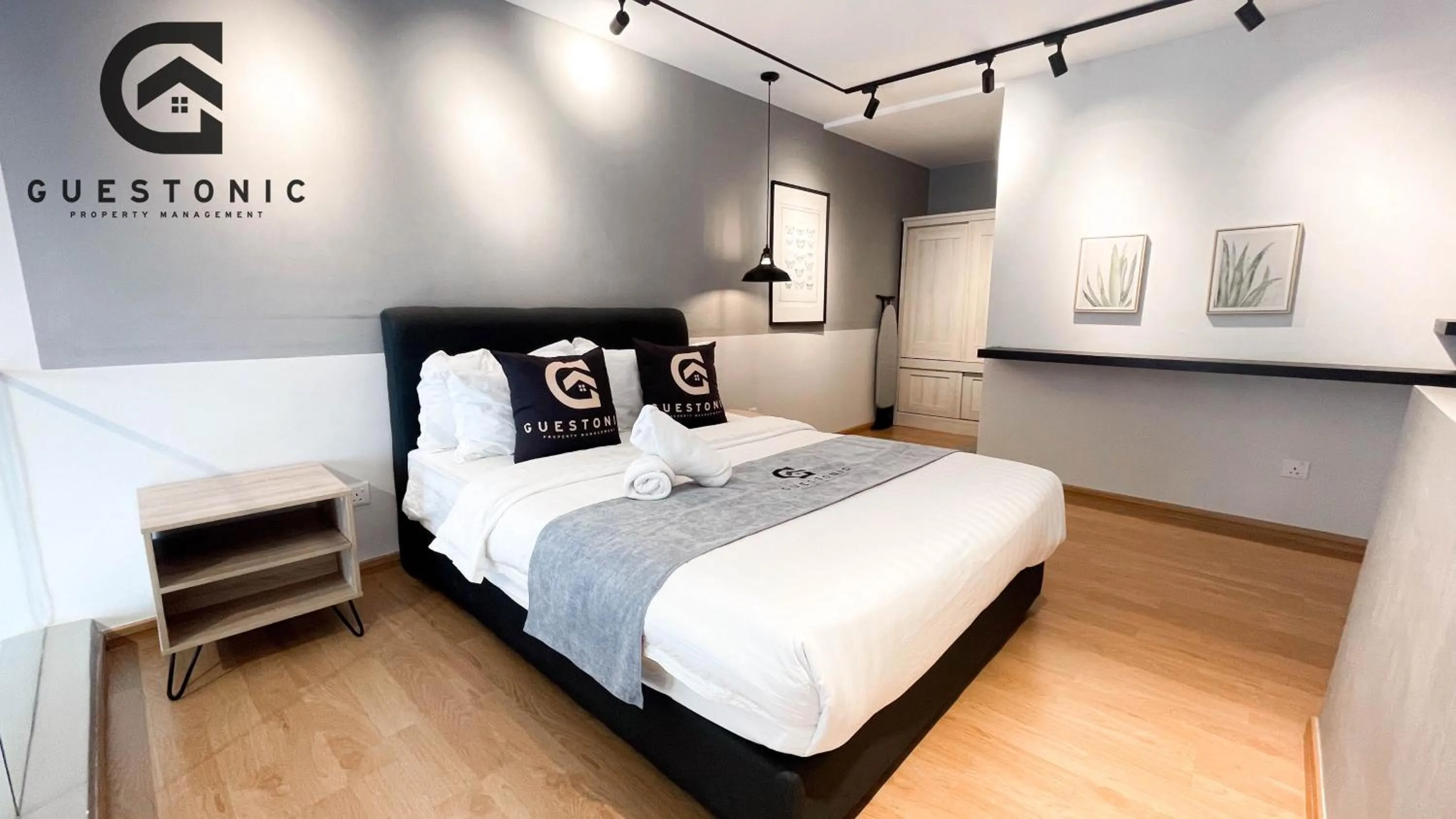 Bed in EkoCheras Cozy Suite by GUESTONIC