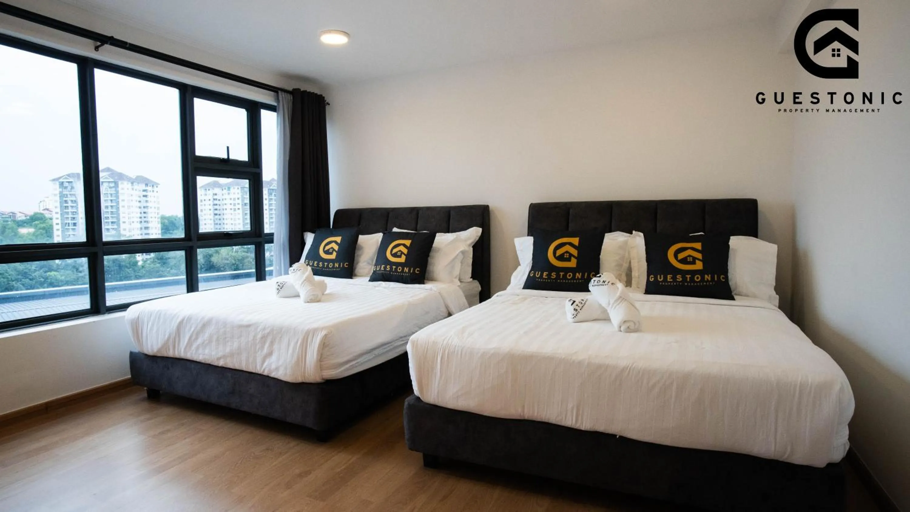 Bed in EkoCheras Cozy Suite by GUESTONIC