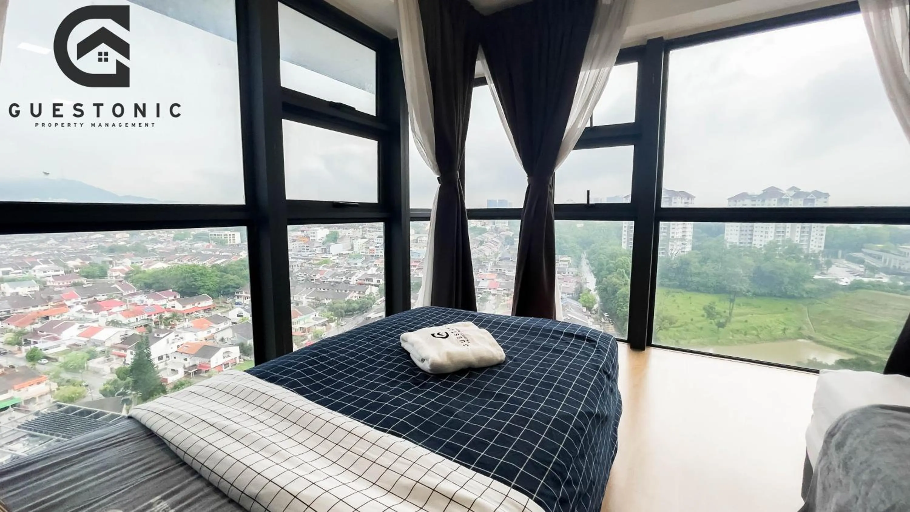 Bed in EkoCheras Cozy Suite by GUESTONIC