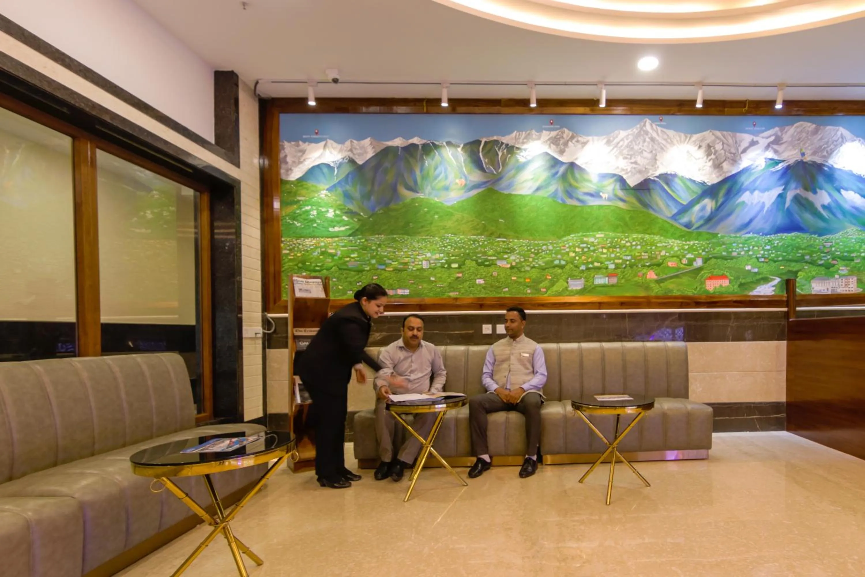 Lobby or reception in Dhauladhar Heights Resort