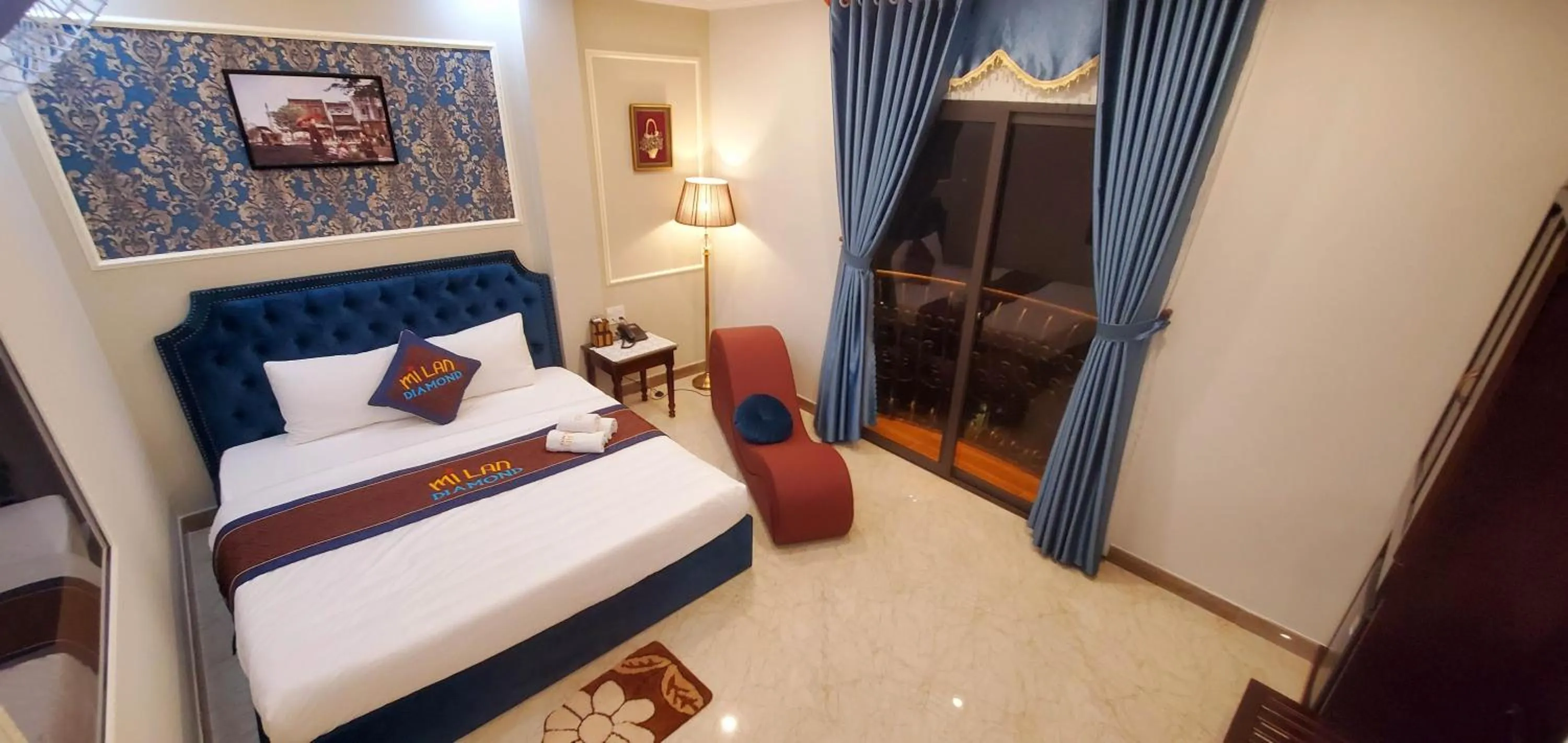 Bedroom, Bed in Milan Diamond Hotel