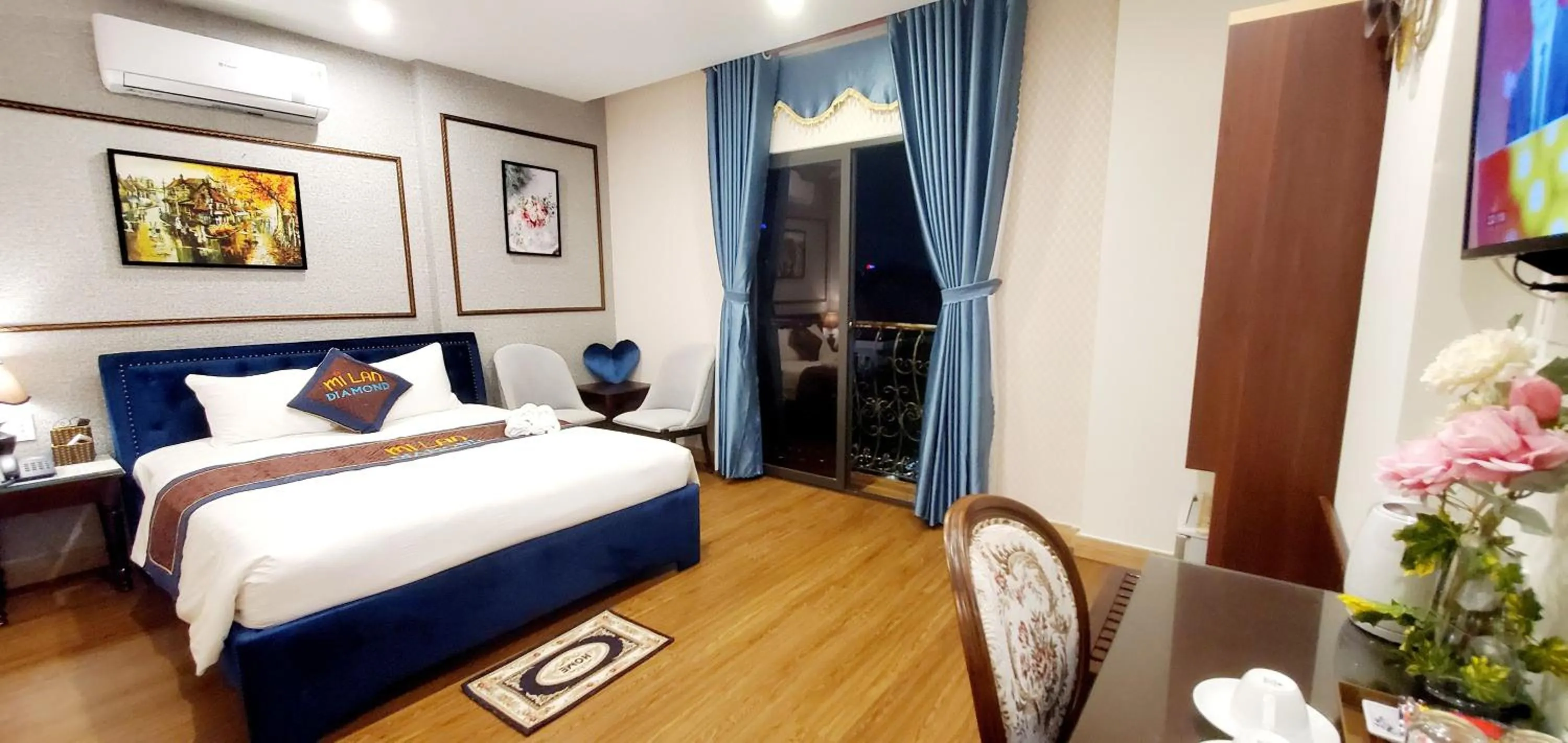 Photo of the whole room, Bed in Milan Diamond Hotel