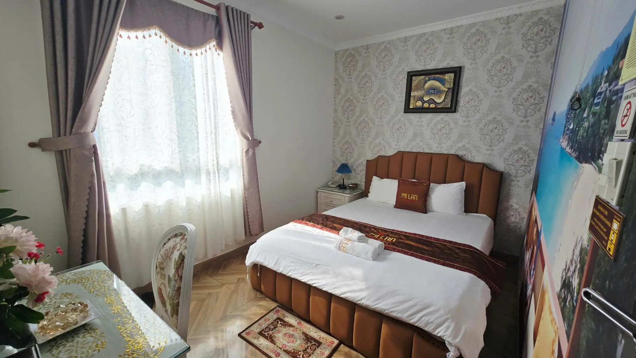 Bed in Milan Corner Hotel