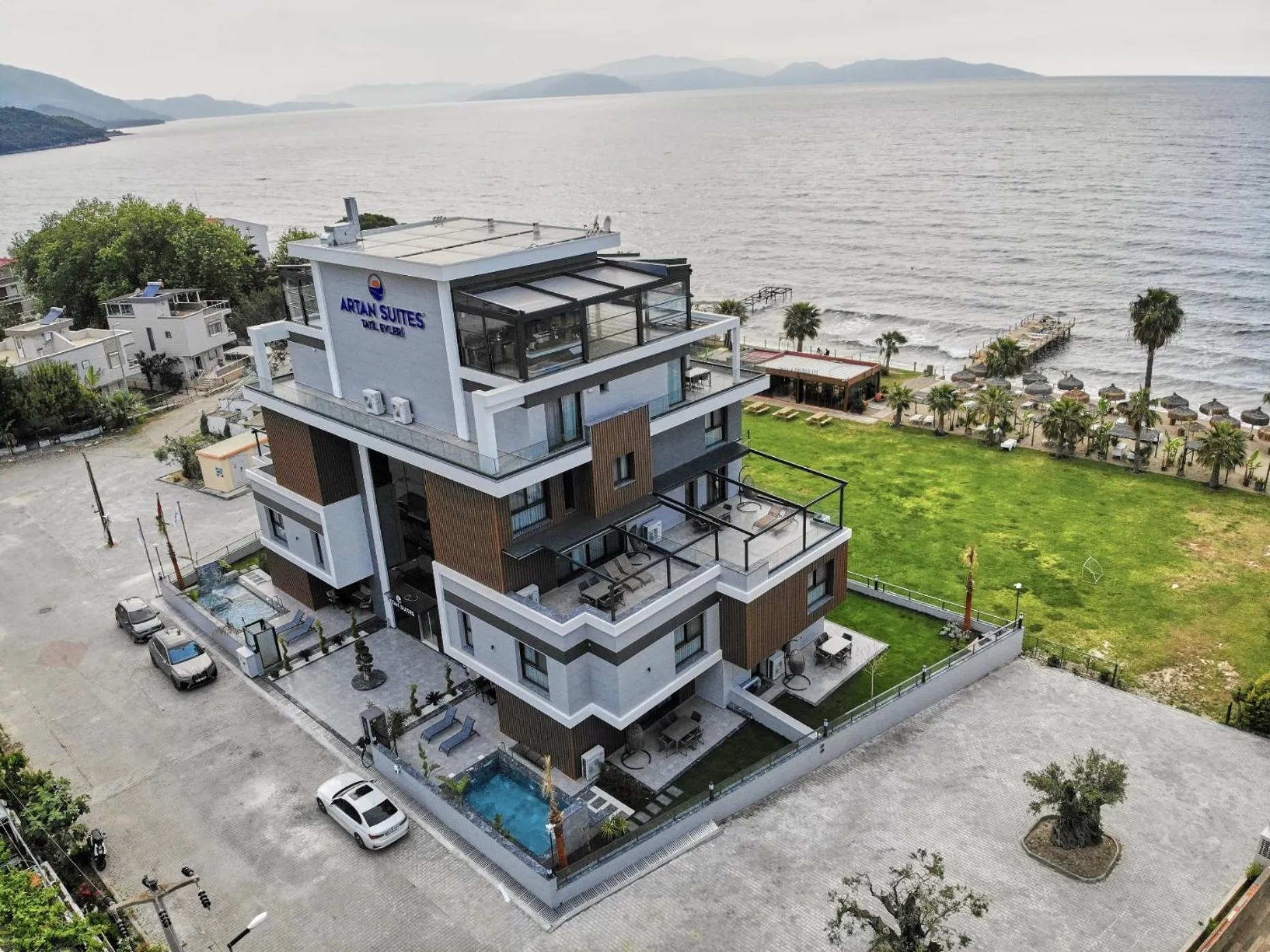 Bird's eye view in Artan Suites Tatil Evleri