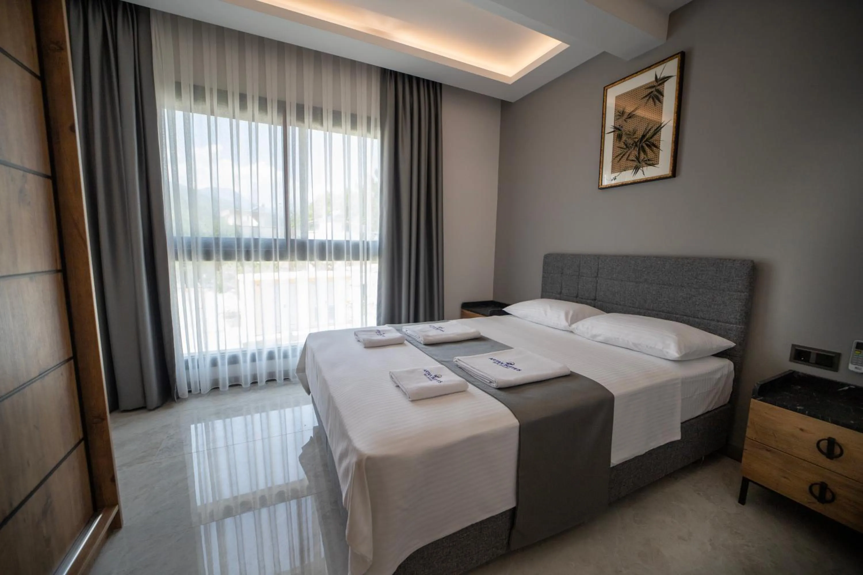 Bedroom, Bed in Artan Suites Tatil Evleri