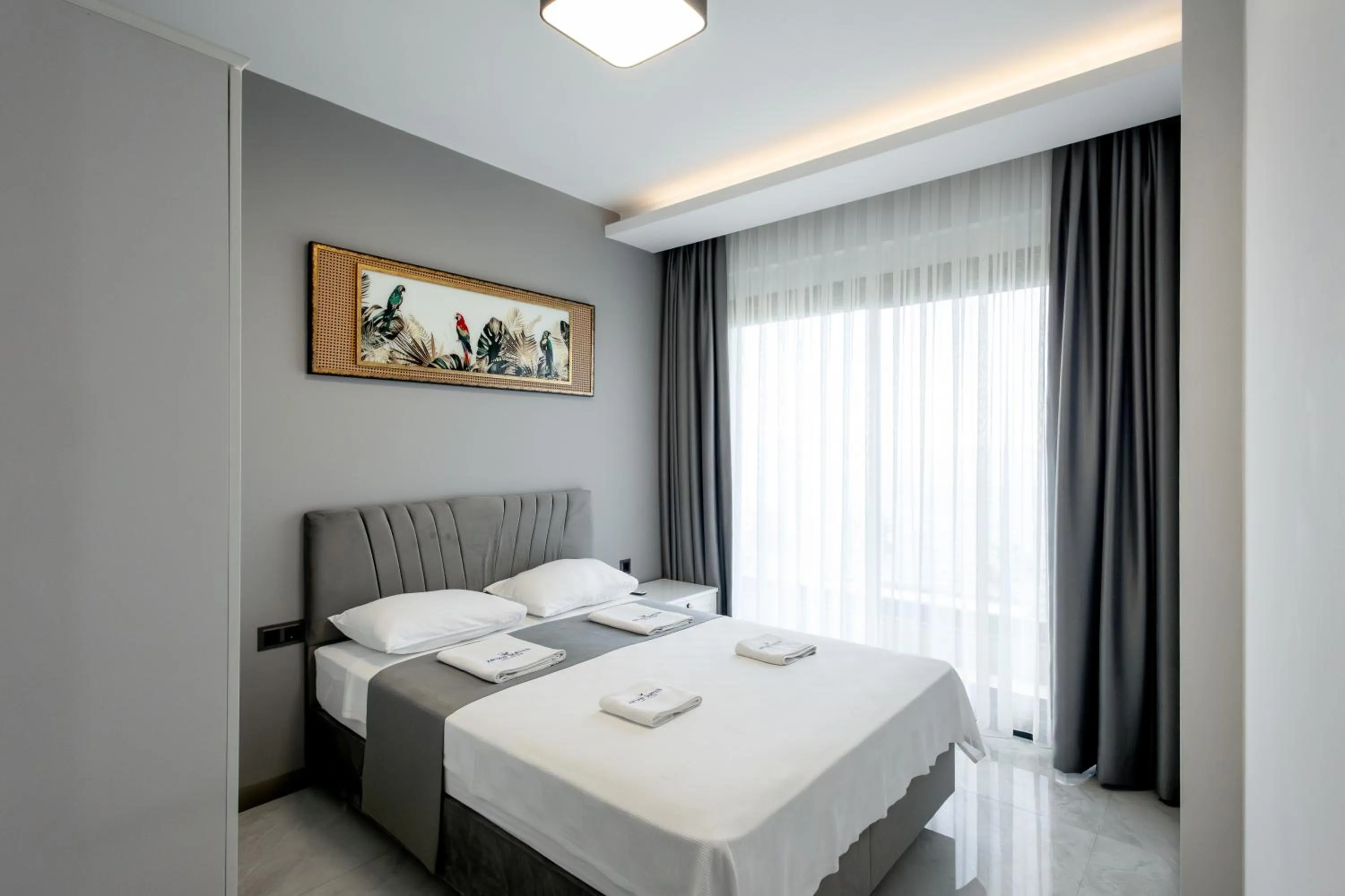 Bedroom, Bed in Artan Suites Tatil Evleri