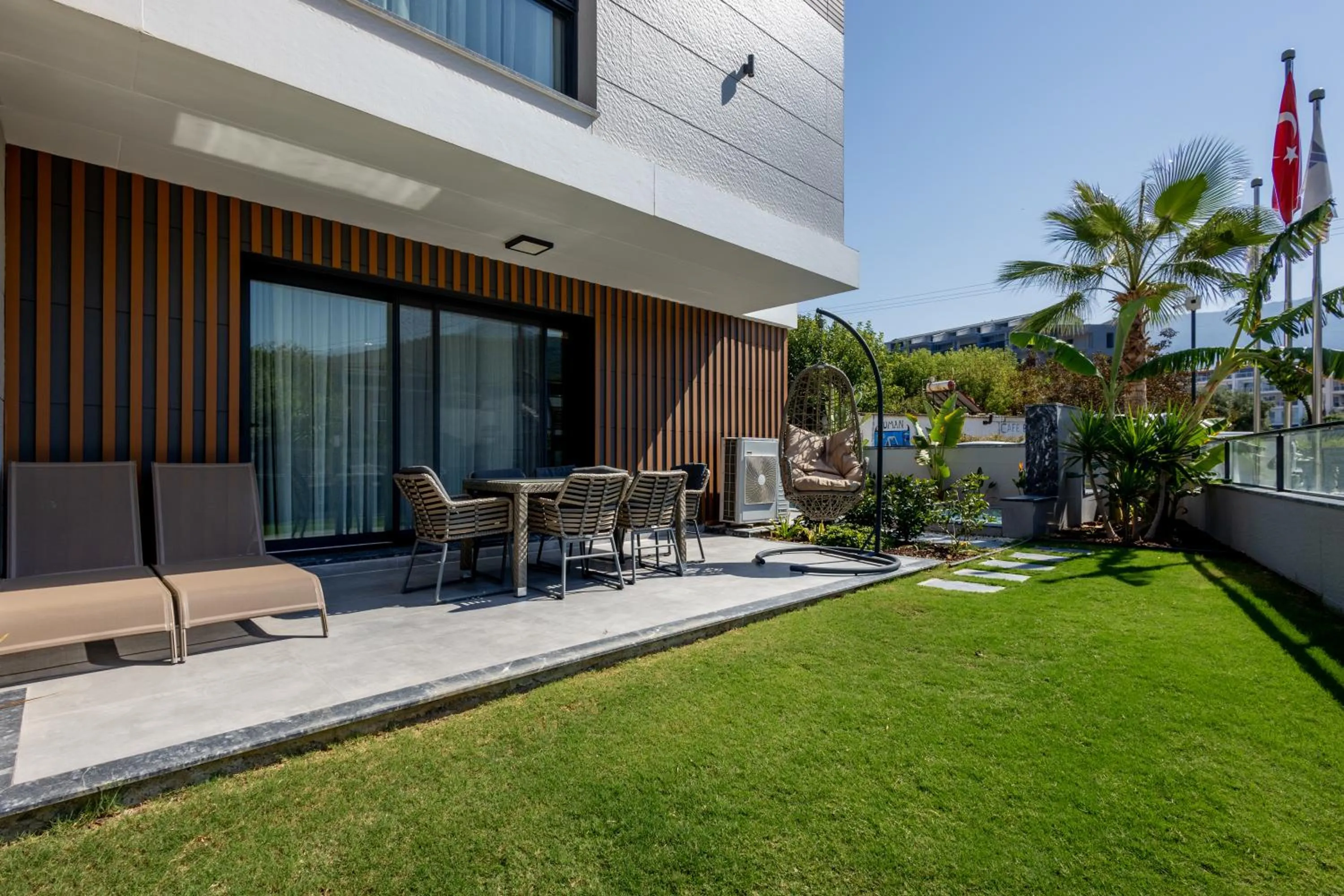 Garden view in Artan Suites Tatil Evleri