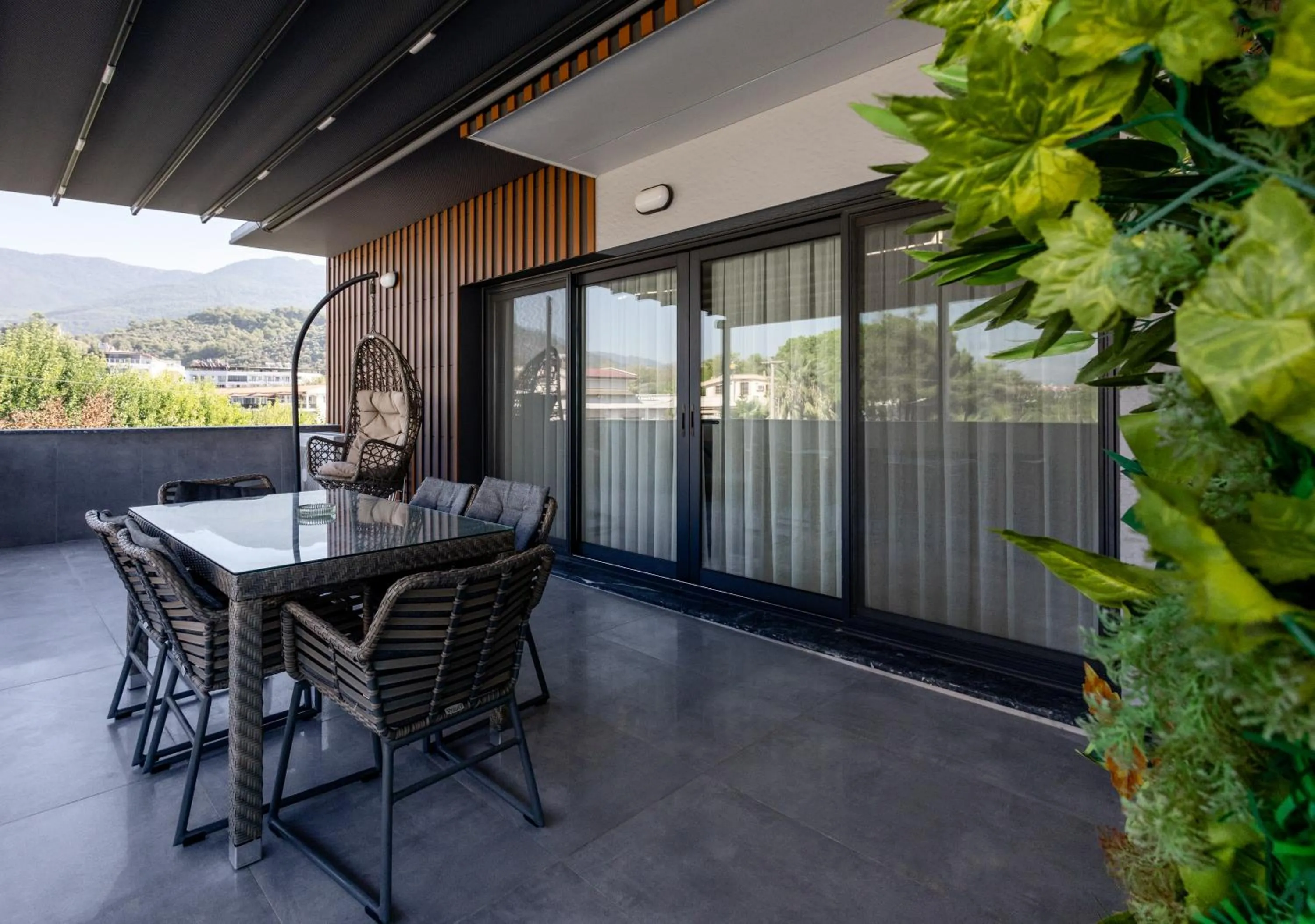 Balcony/Terrace in Artan Suites Tatil Evleri