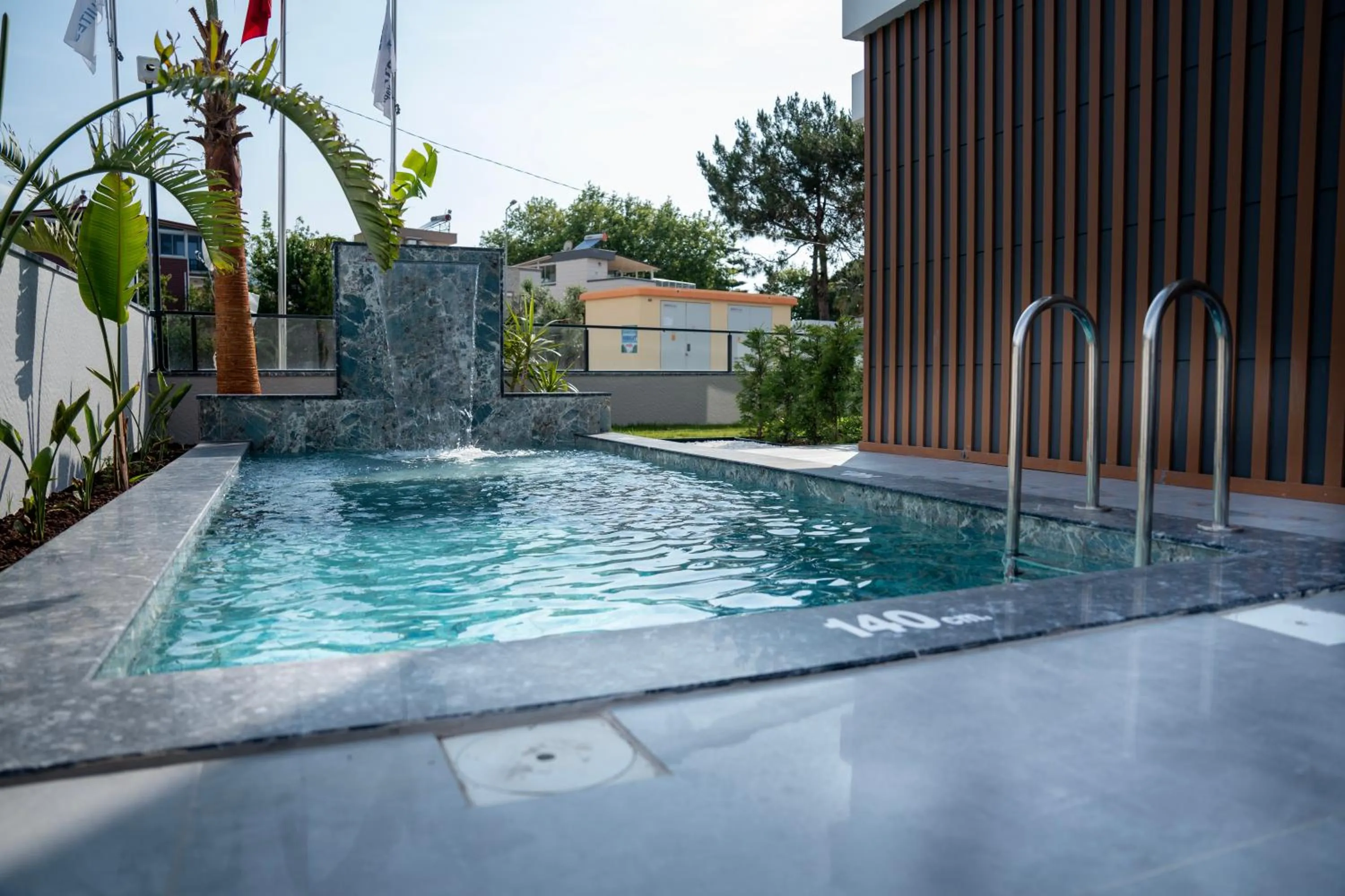 Pool view in Artan Suites Tatil Evleri