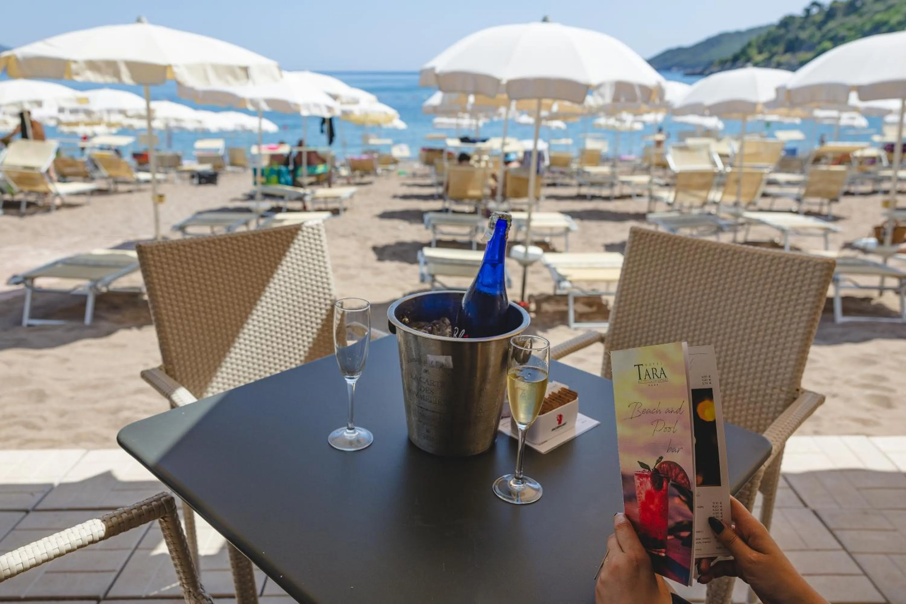 Beach in Hotel Tara Becici