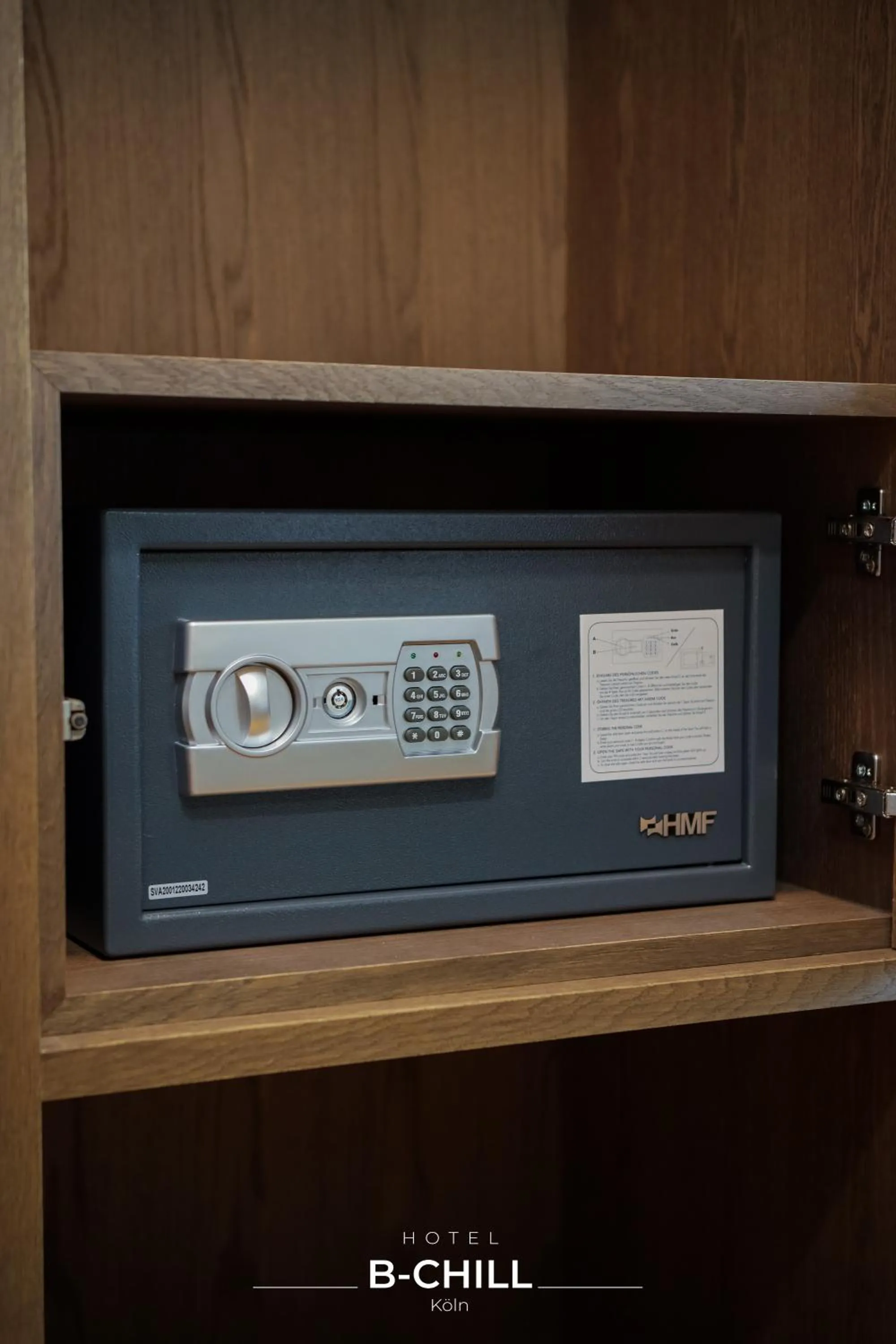 safe in B-Chill Cologne