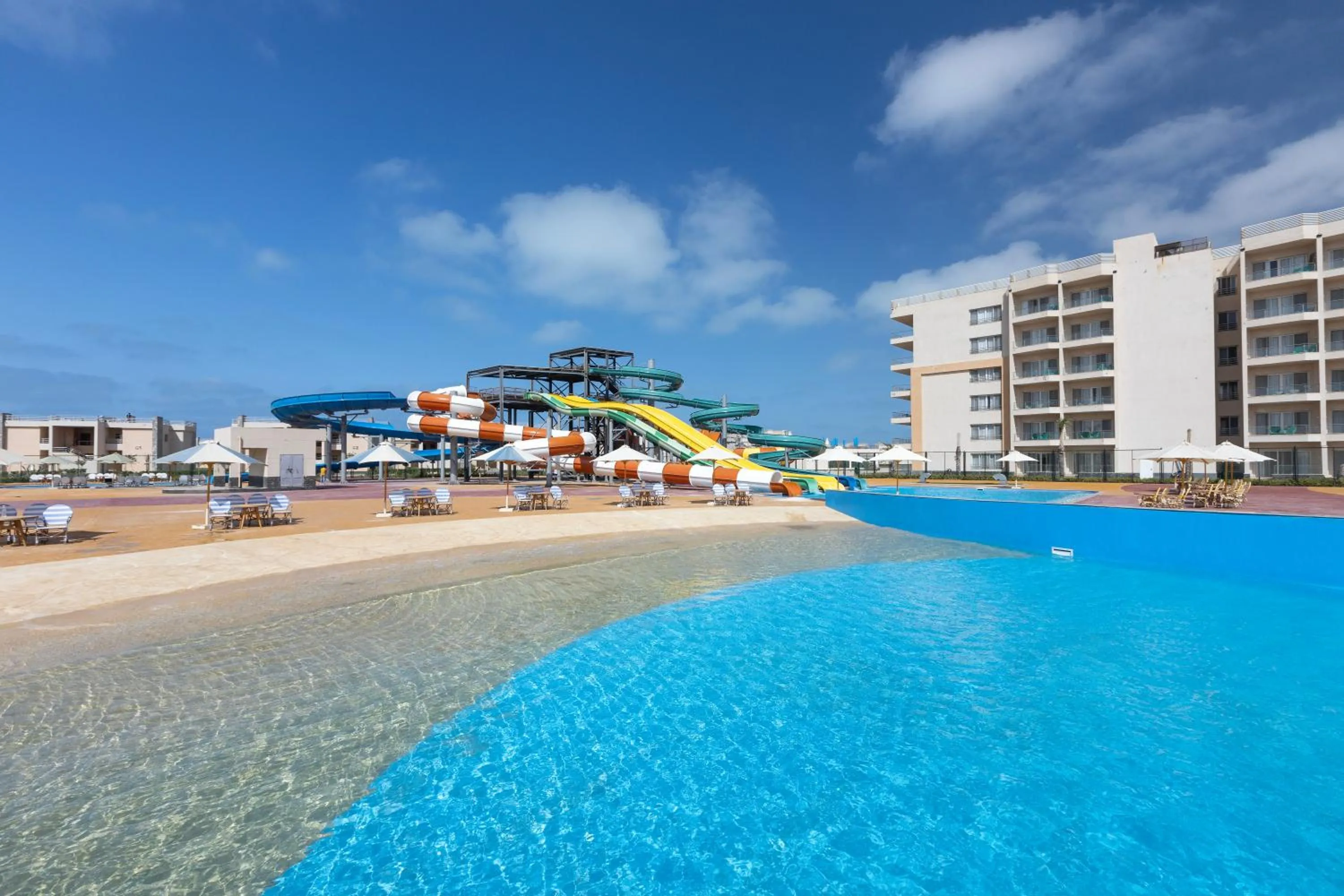 Aqua park in Gewan Resort New Alamein