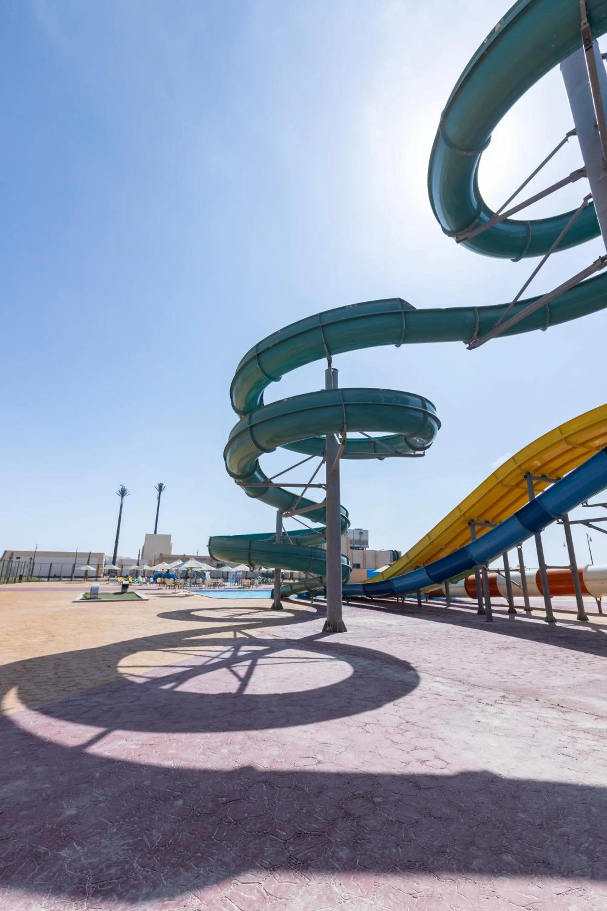 Aqua park in Gewan Resort New Alamein