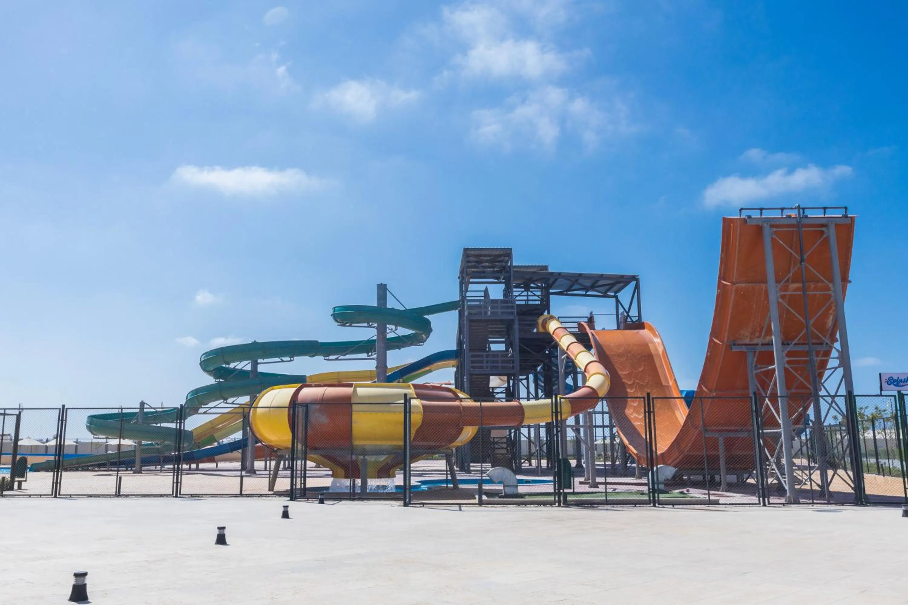 Aqua park in Gewan Resort New Alamein