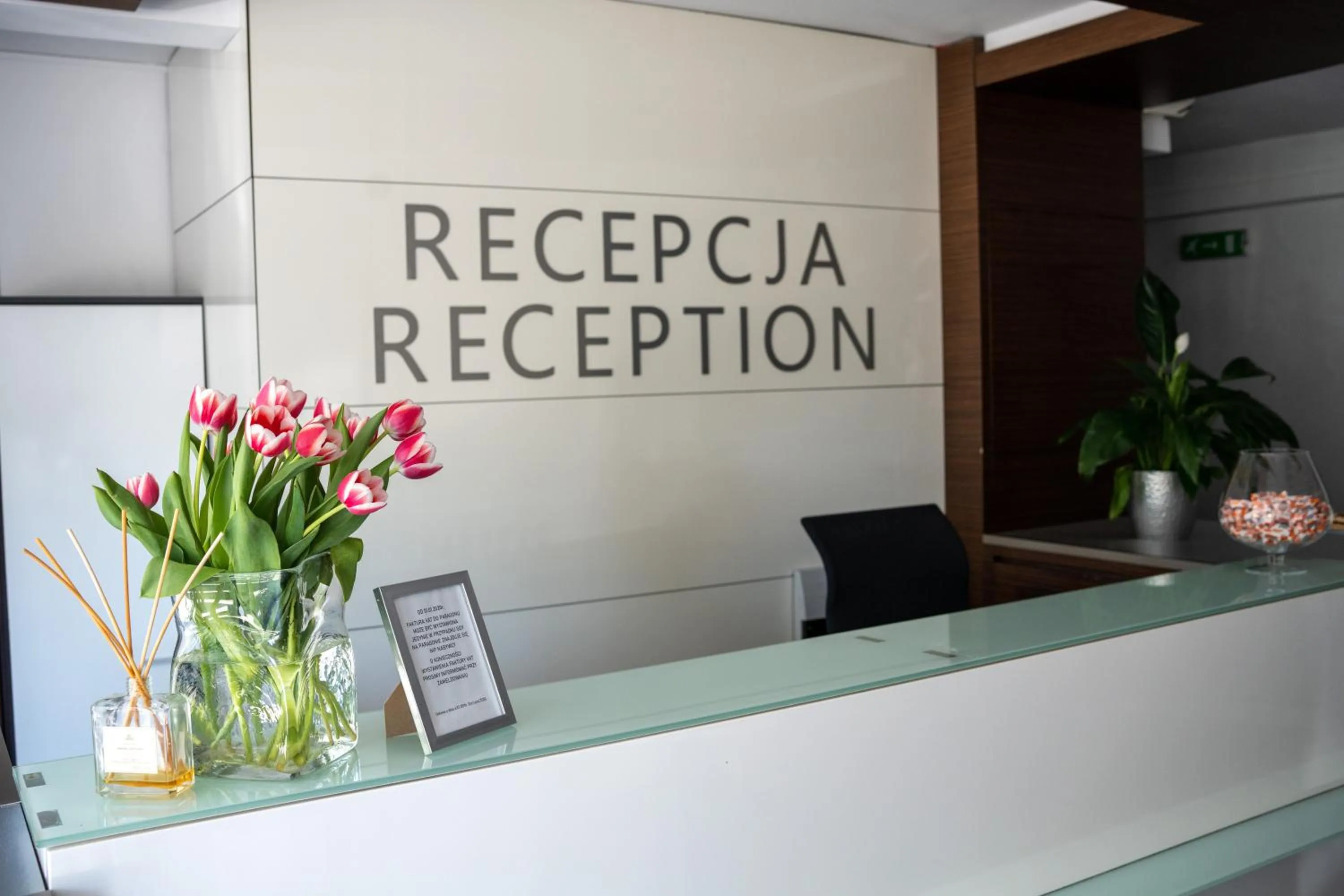 Lobby or reception in Aparthotel Strefa Budget