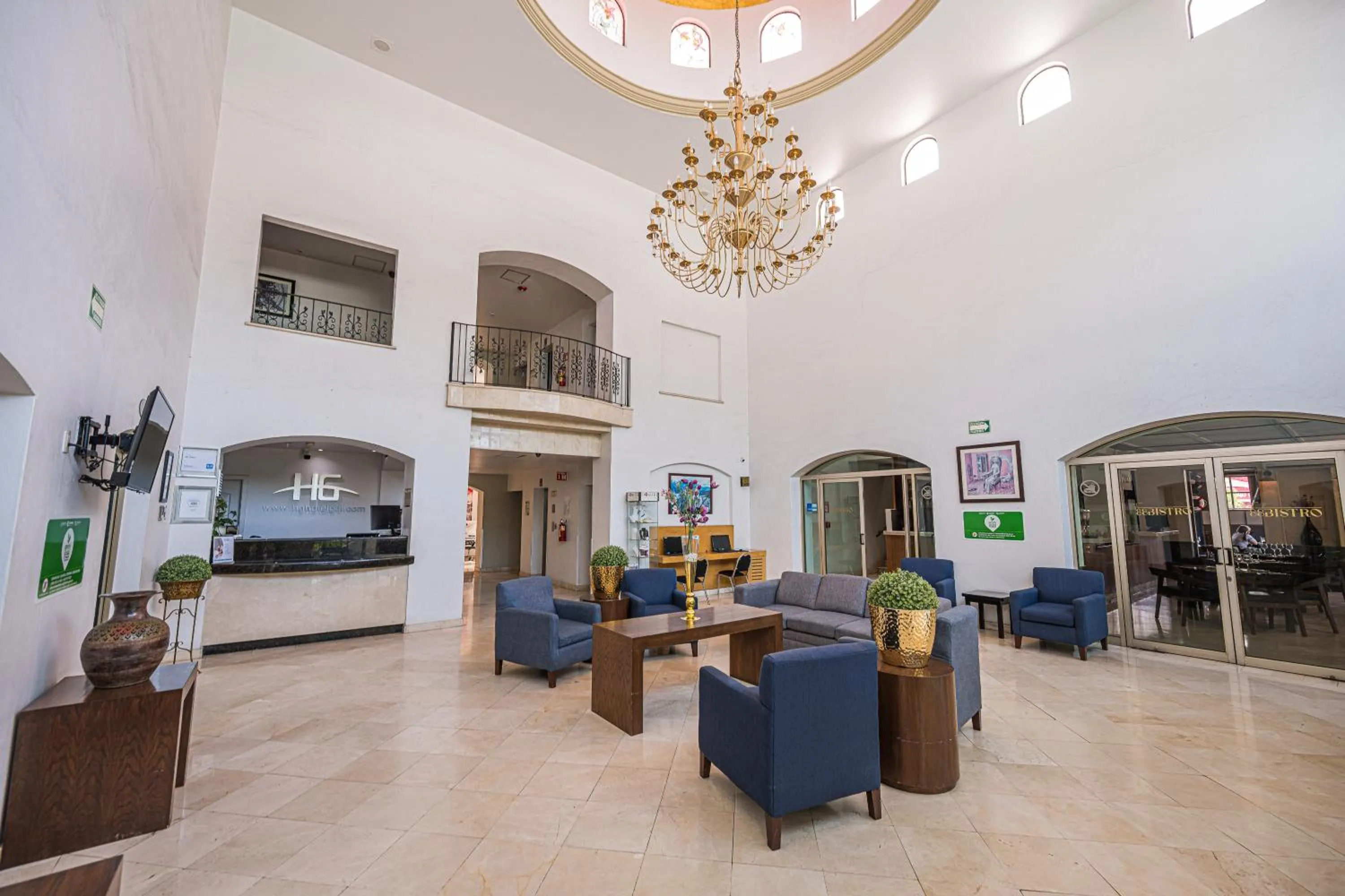 Lobby or reception in HG Hotel