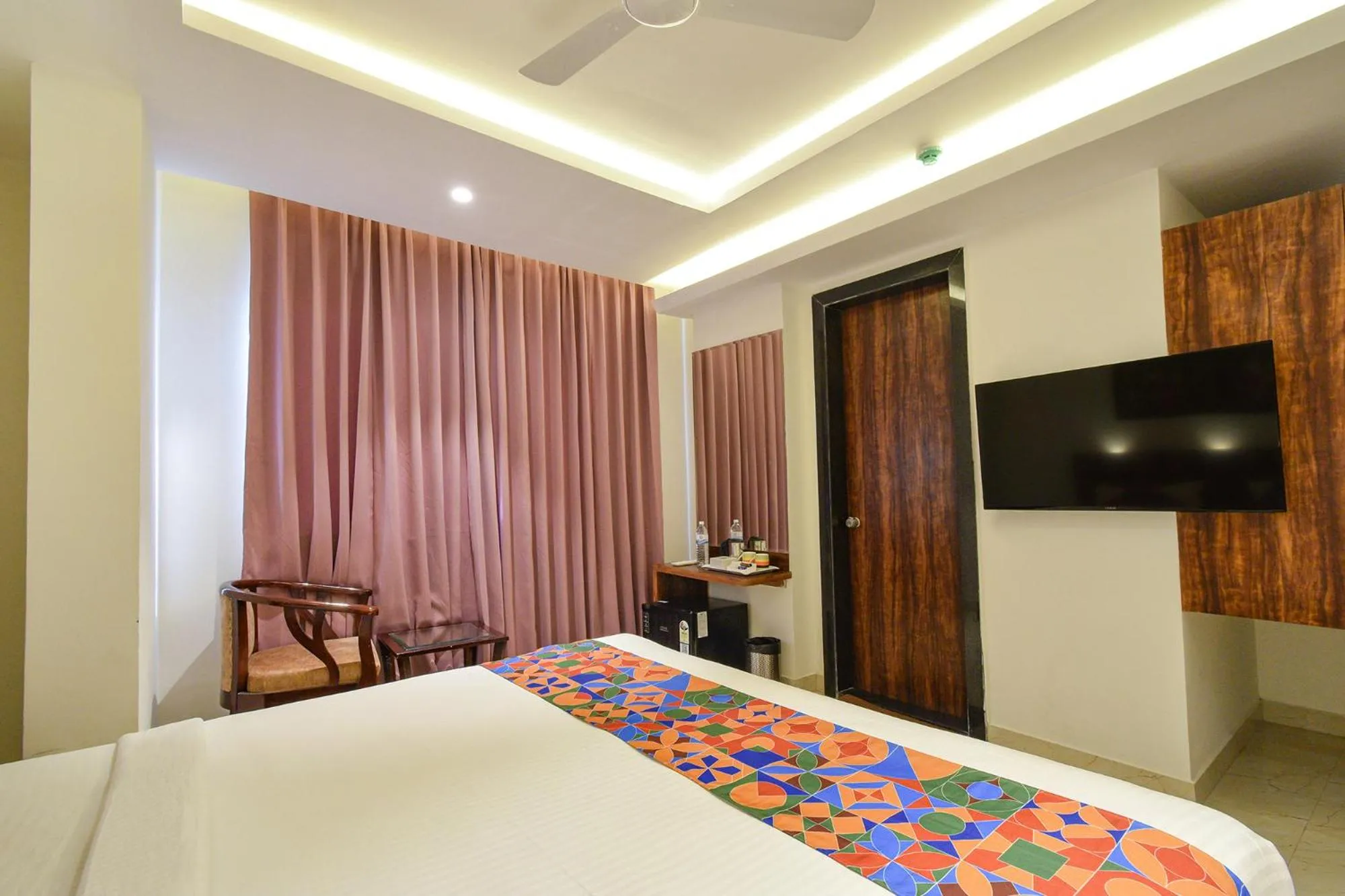 Bed in FabHotel Prime Prowell Apex