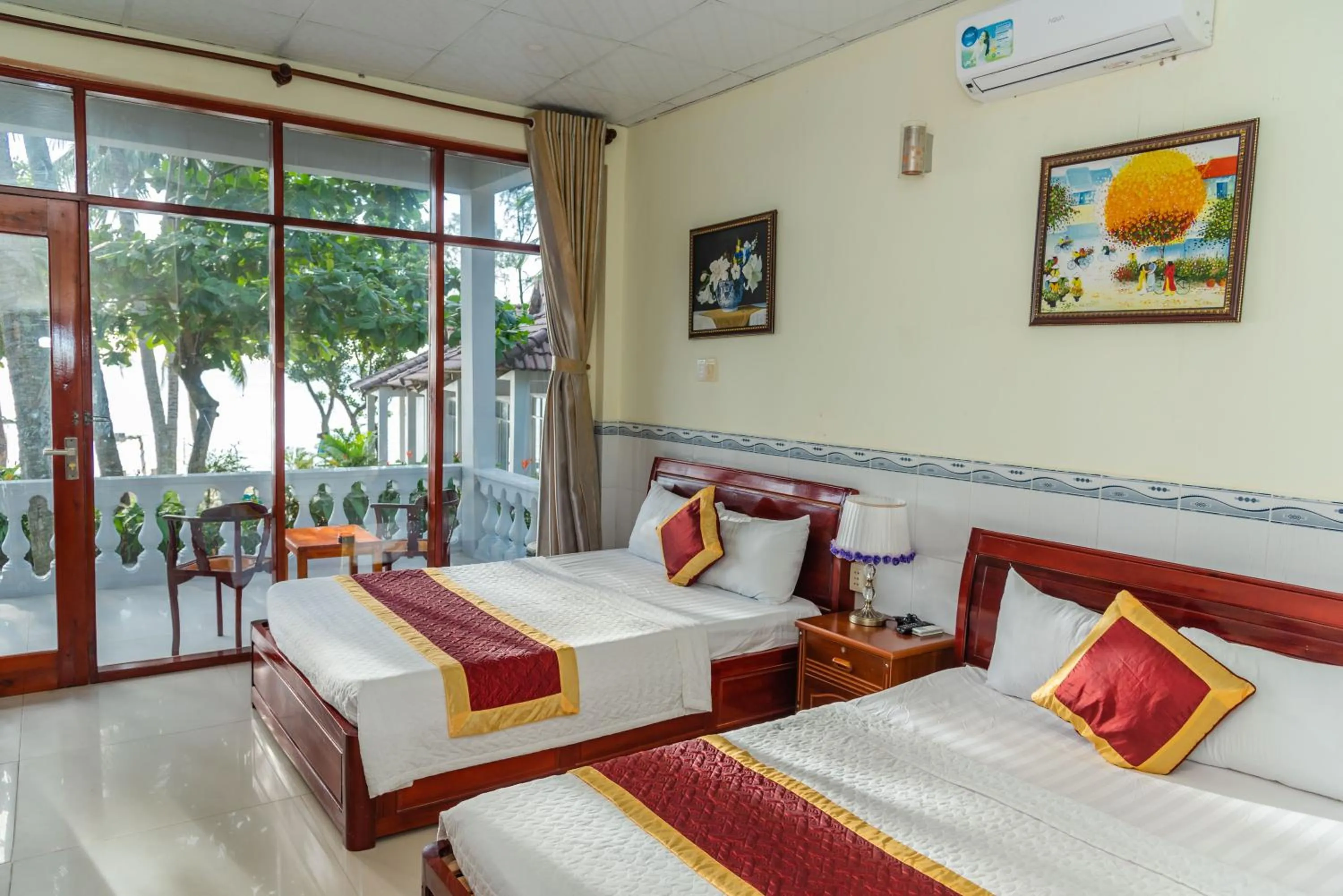 Bed in Nhat Lan Resort