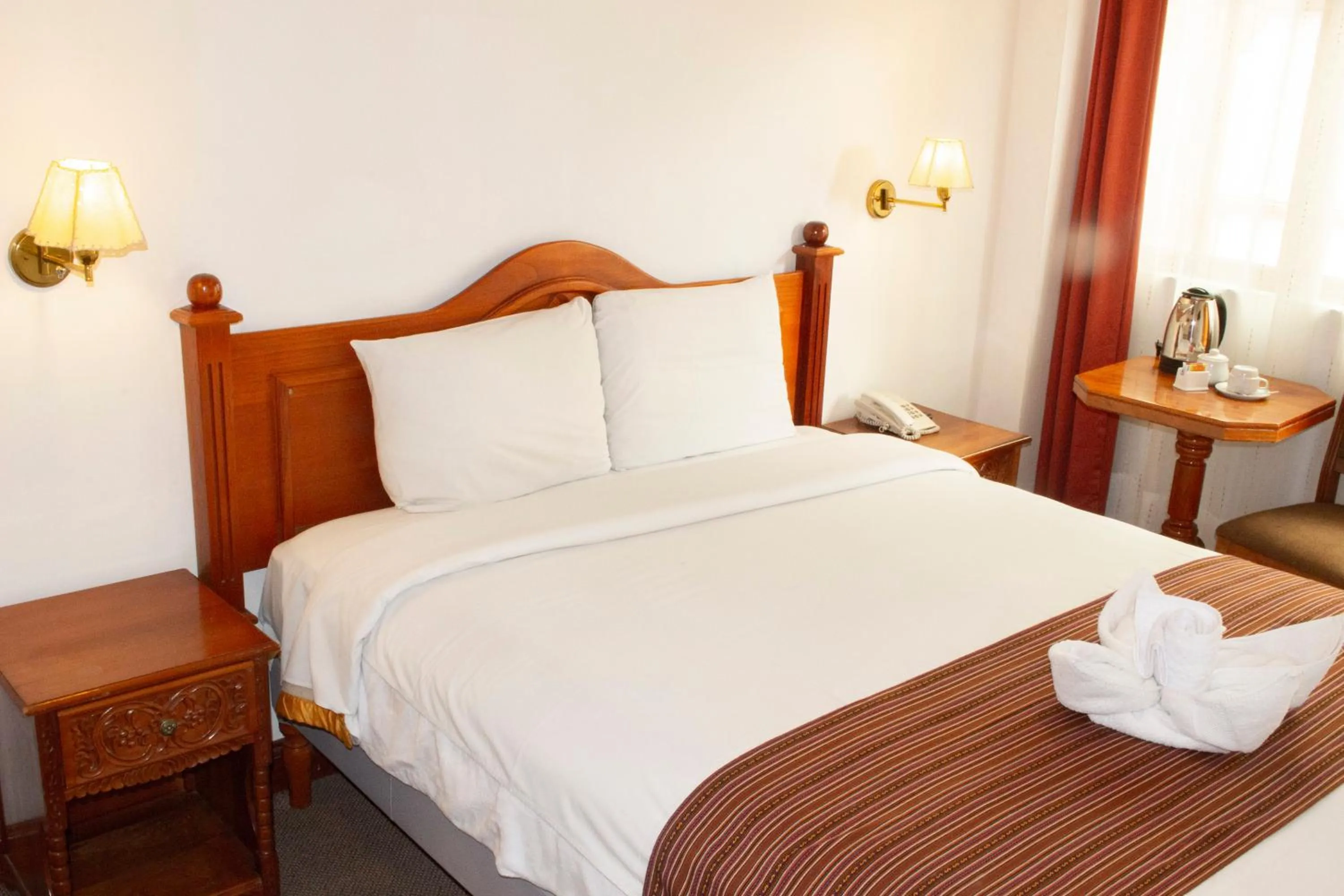 Bed in Hotel Amerinka