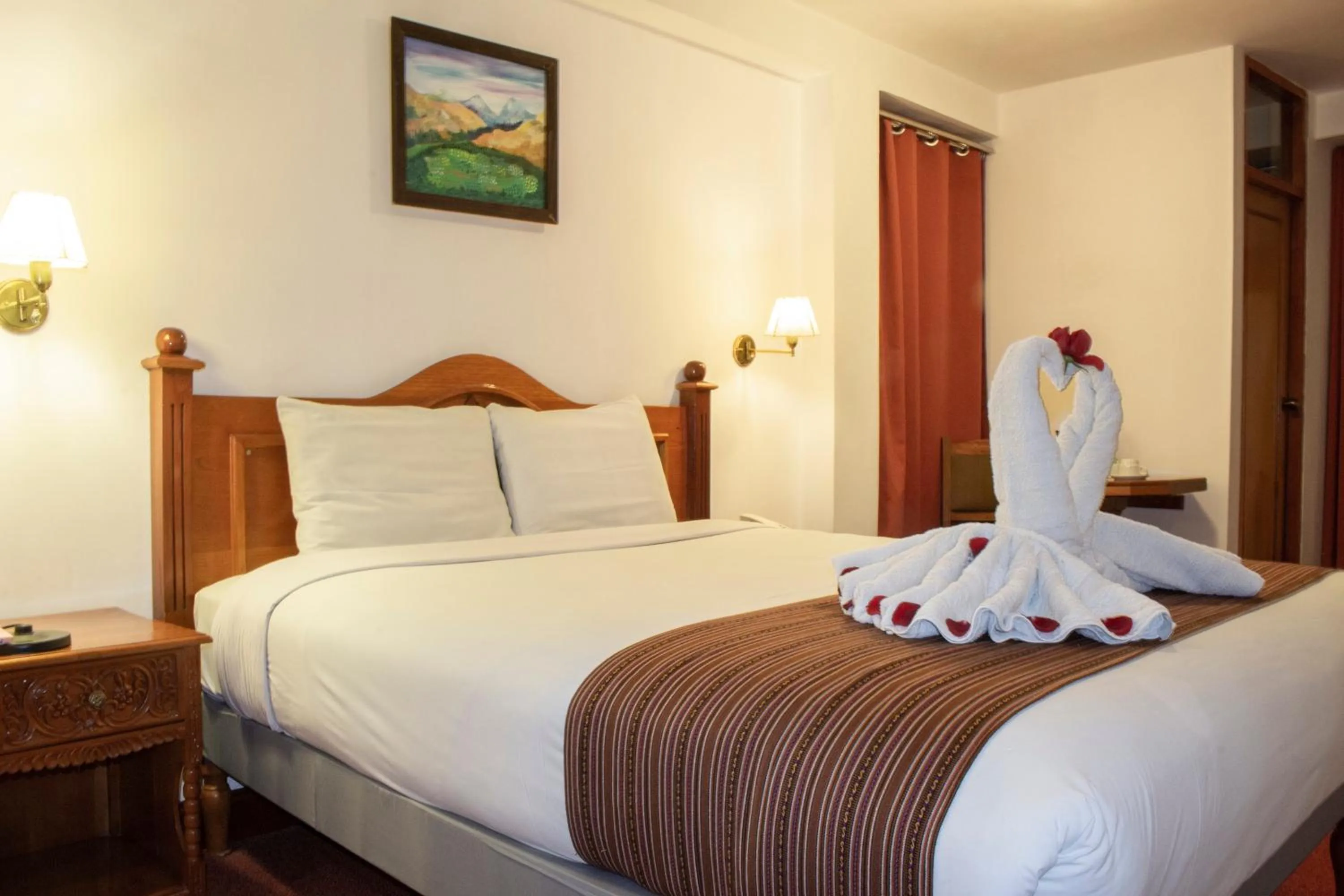 Bed in Hotel Amerinka