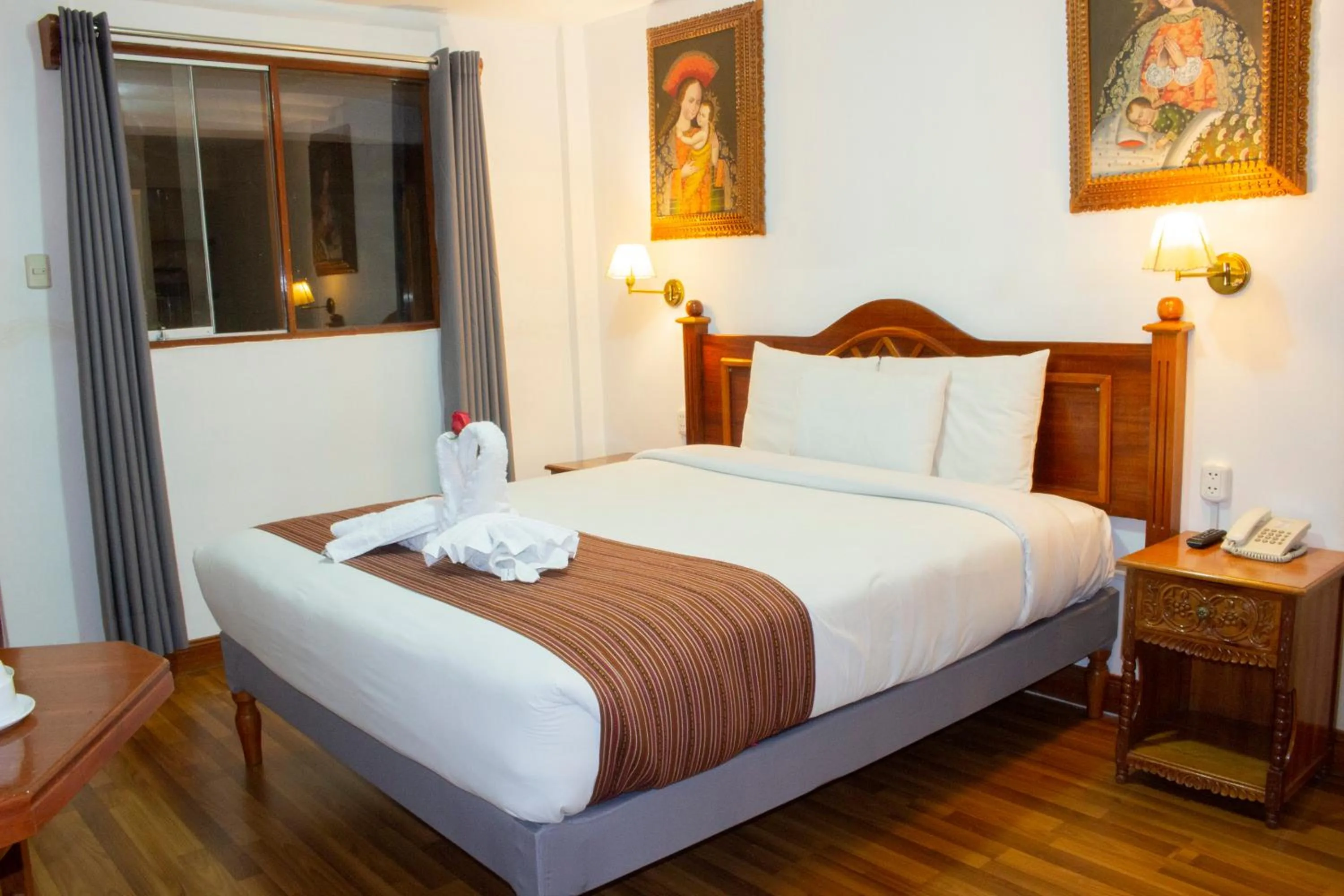 Bed in Hotel Amerinka