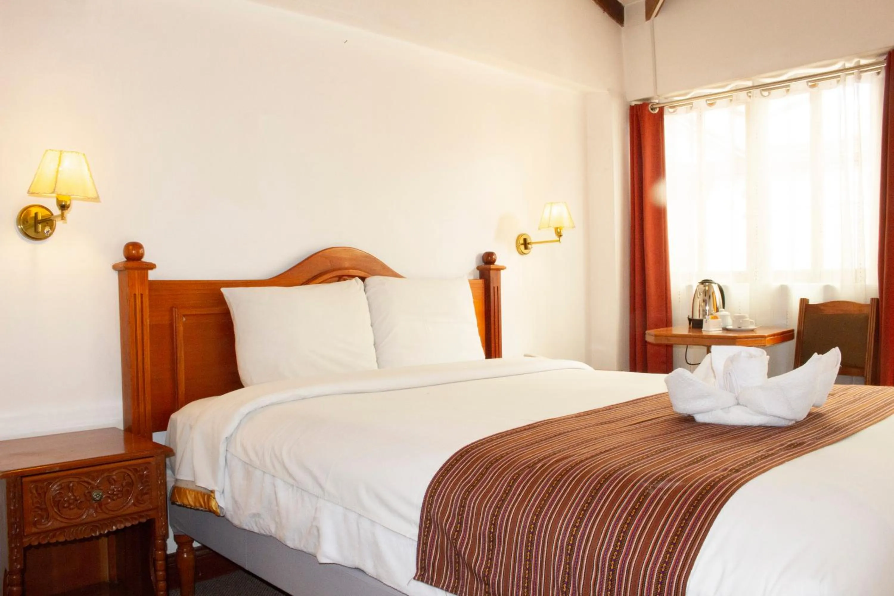 Bed in Hotel Amerinka