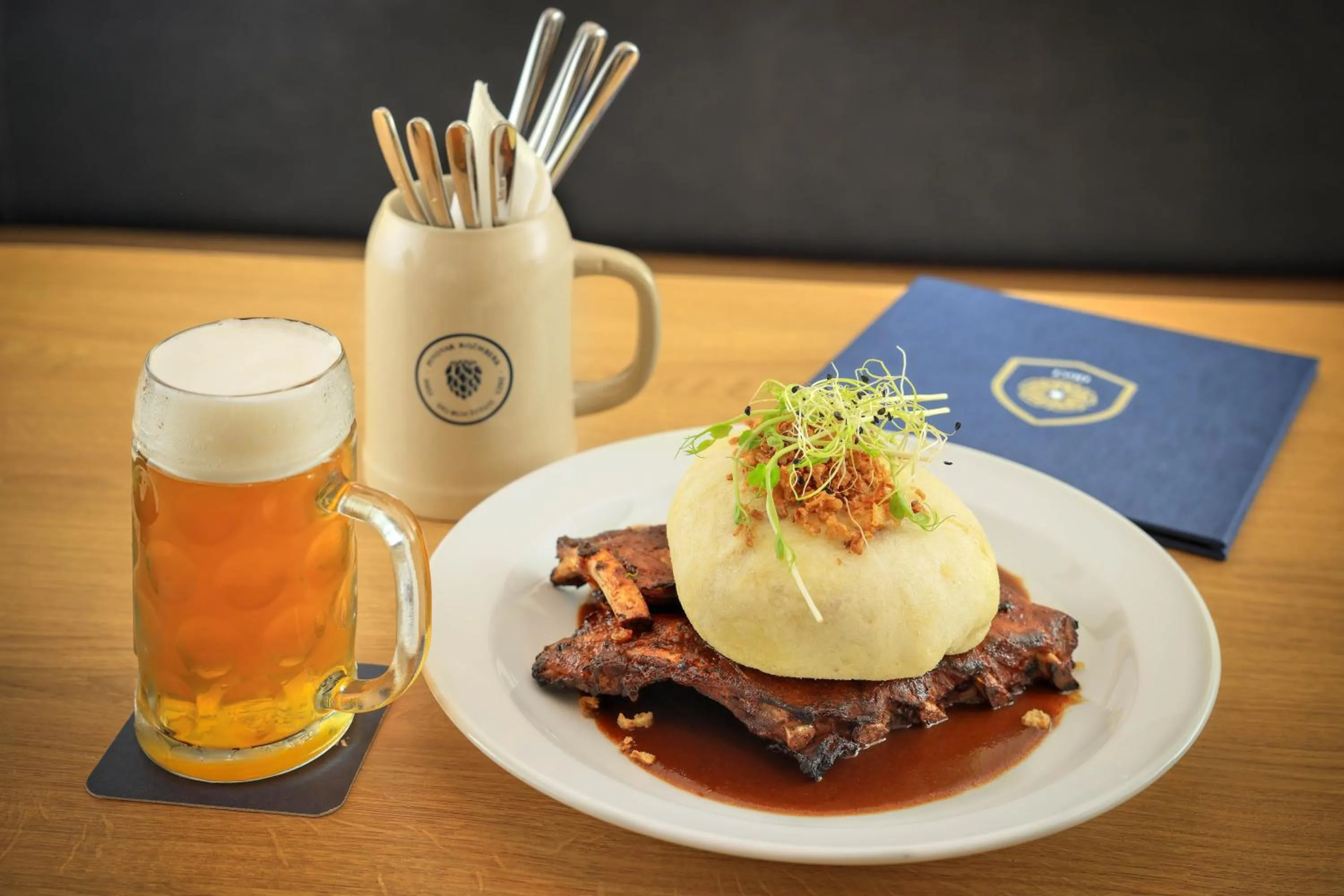 Food and drinks in Pivovar Rožmberk