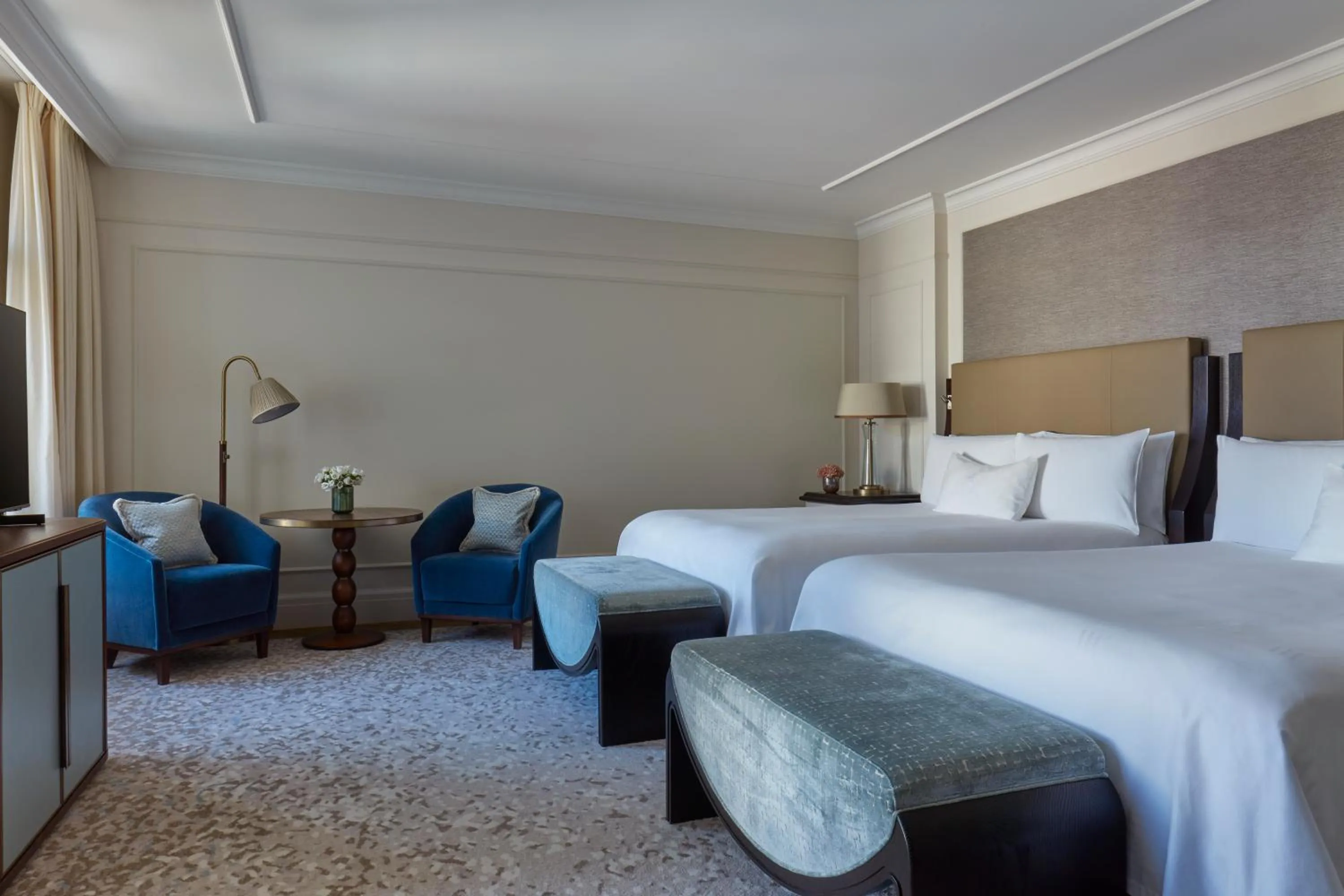 Seating area, Bed in Waldorf Astoria Amsterdam