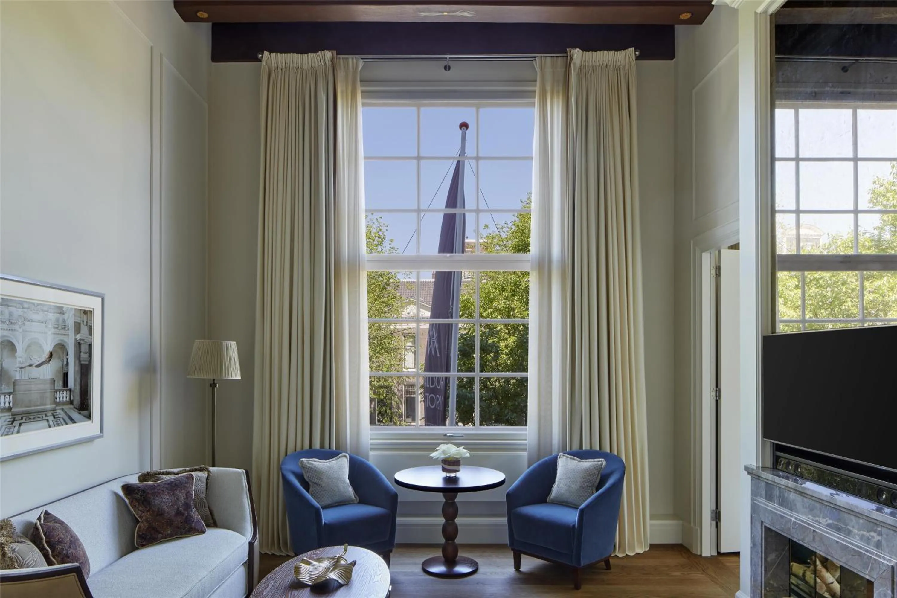 Living room in Waldorf Astoria Amsterdam