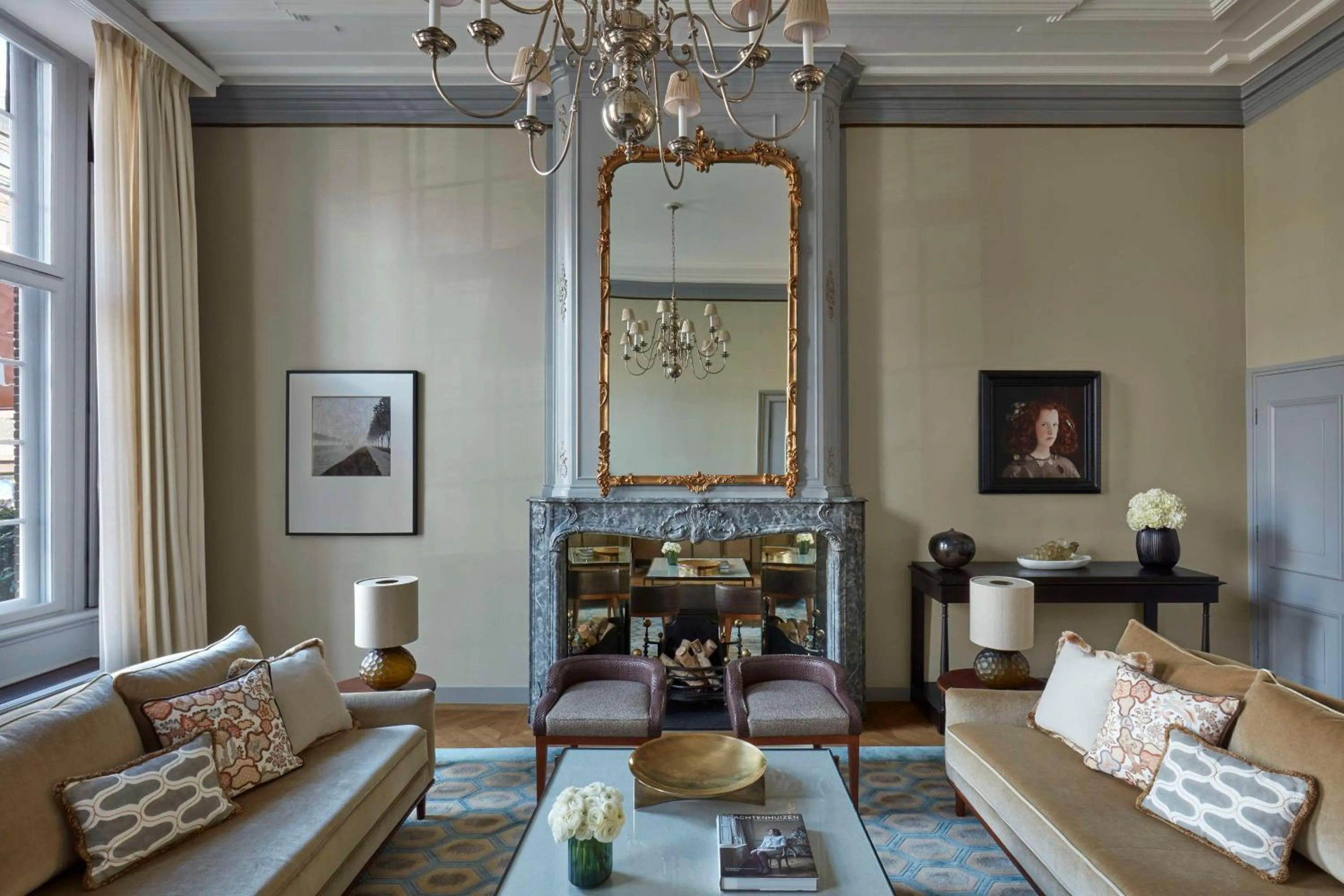 Living room in Waldorf Astoria Amsterdam