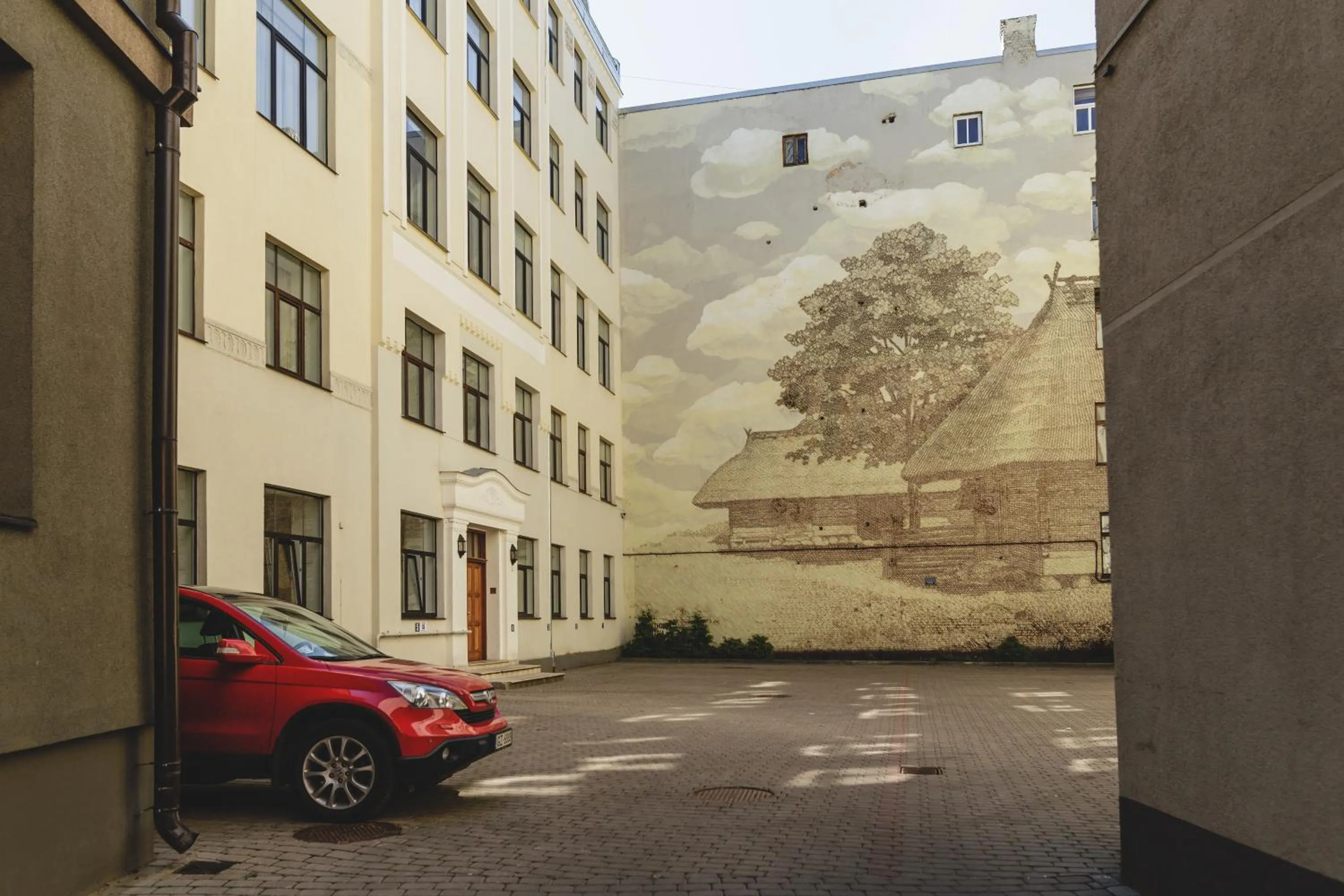 Facade/entrance in Riga Lux Apartments - Ernesta, Free parking