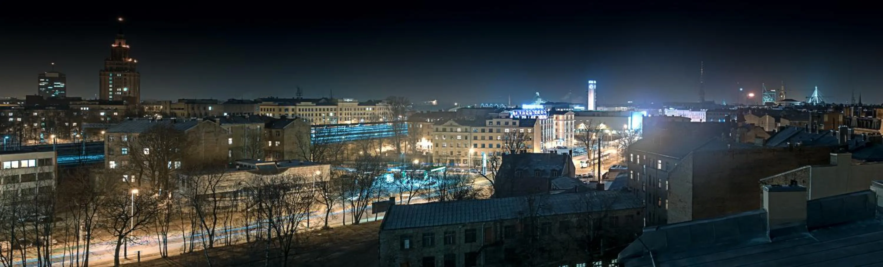 City view in Riga Lux Apartments - Ernesta, Free parking