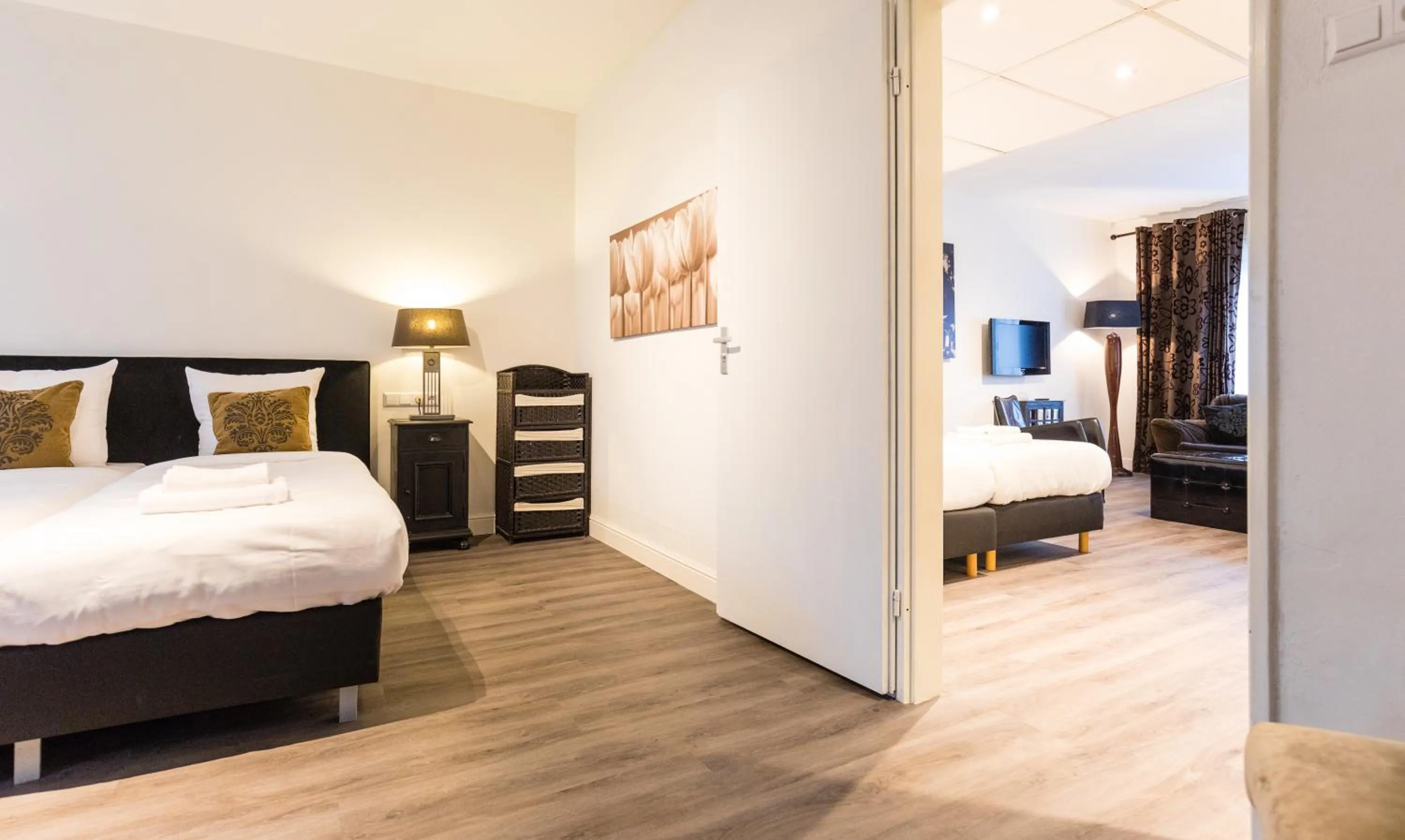 Bed in Hotel de Duif Lisse - Keukenhof