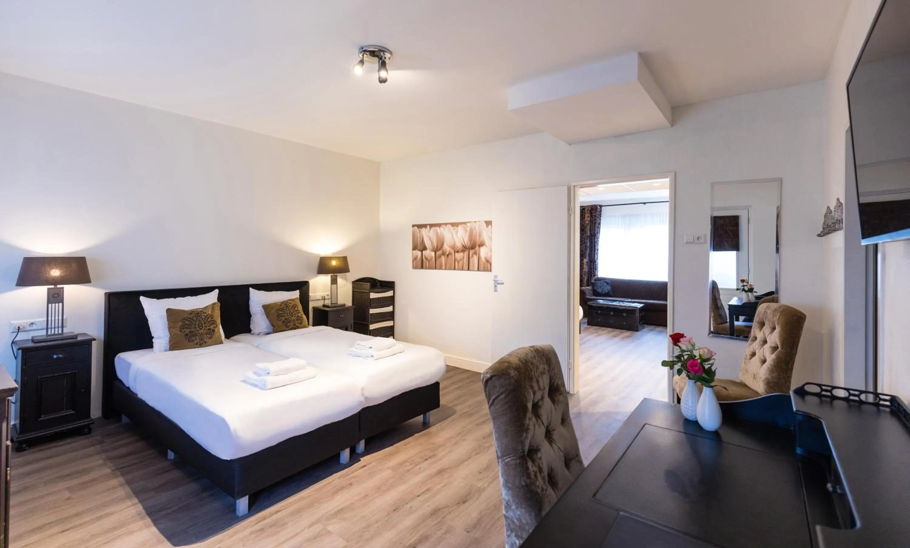 Bed in Hotel de Duif Lisse - Keukenhof