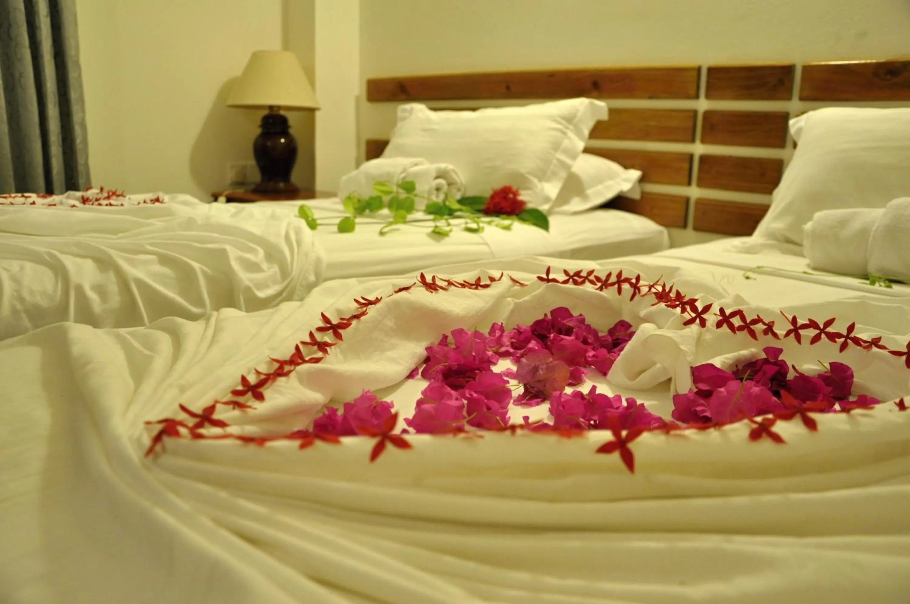 Bed in Ras Rana Lodge