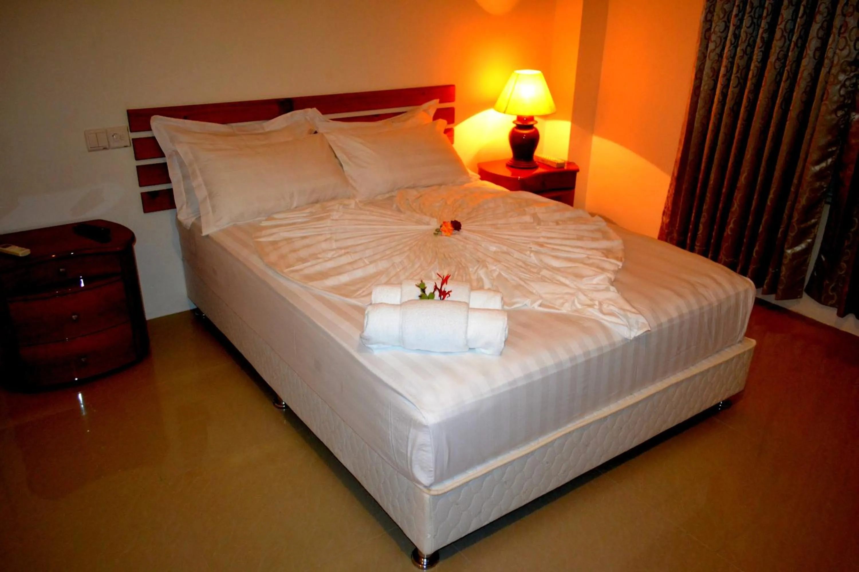 Bed in Ras Rana Lodge