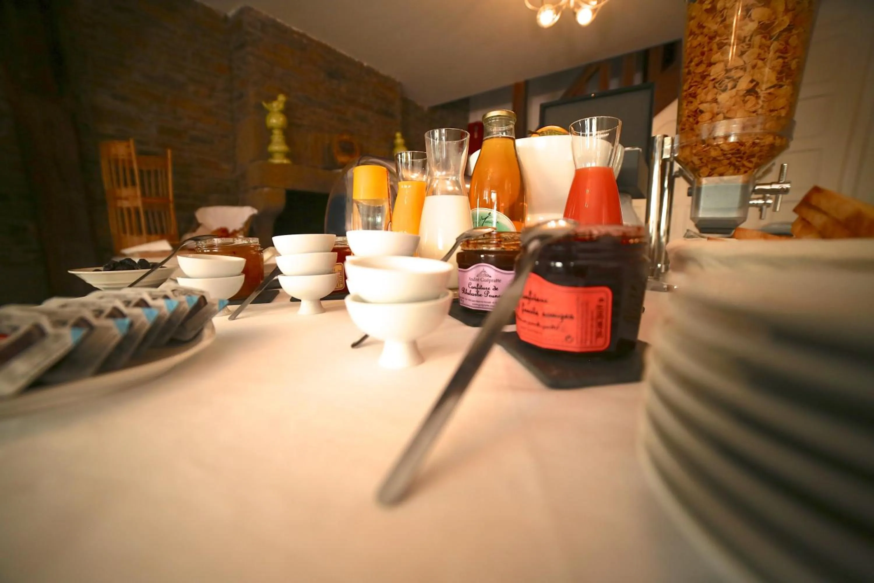 Food and drinks in Hotel Restaurant Le Lion d'Or