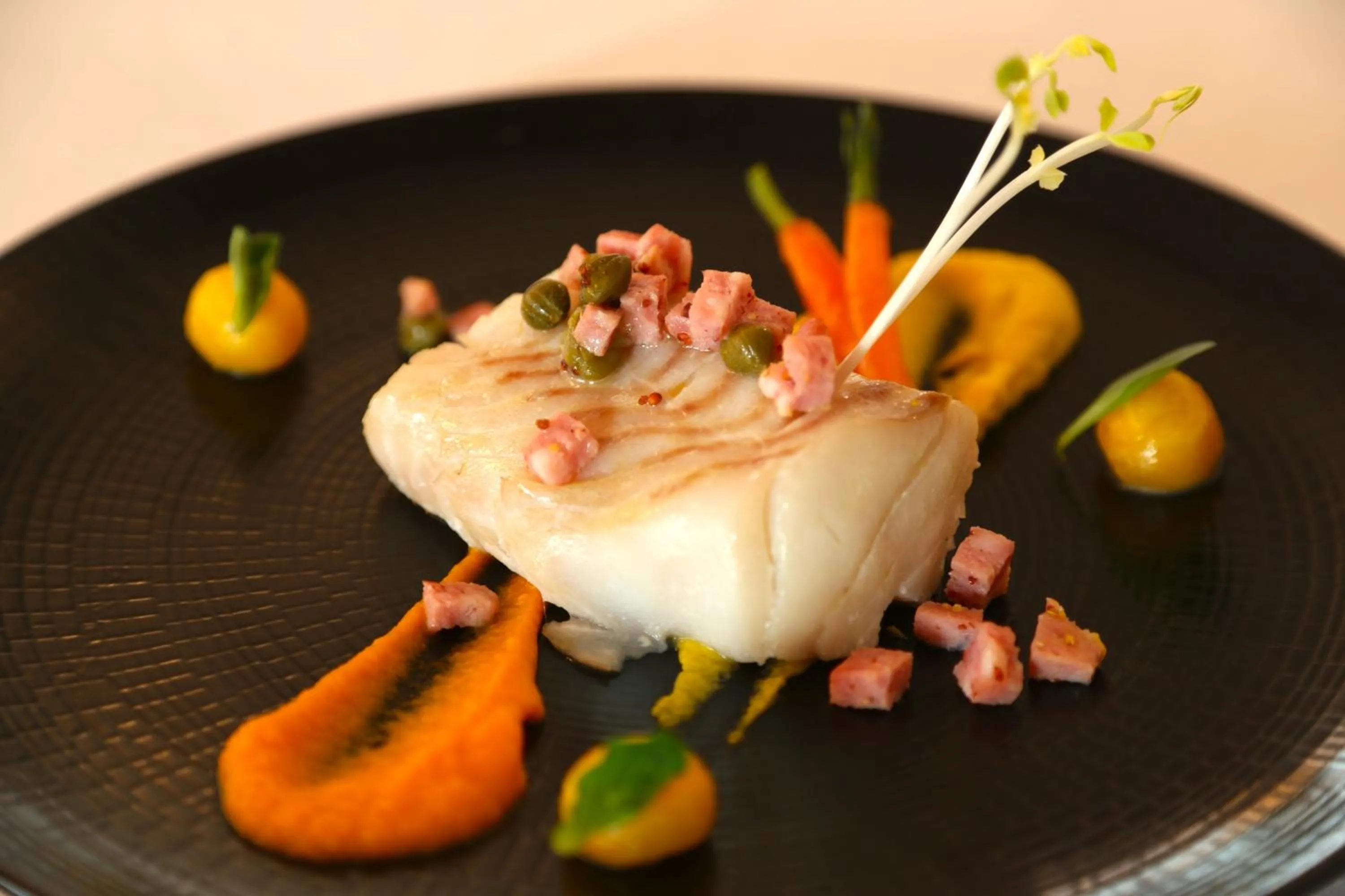 Food and drinks in Hotel Restaurant Le Lion d'Or