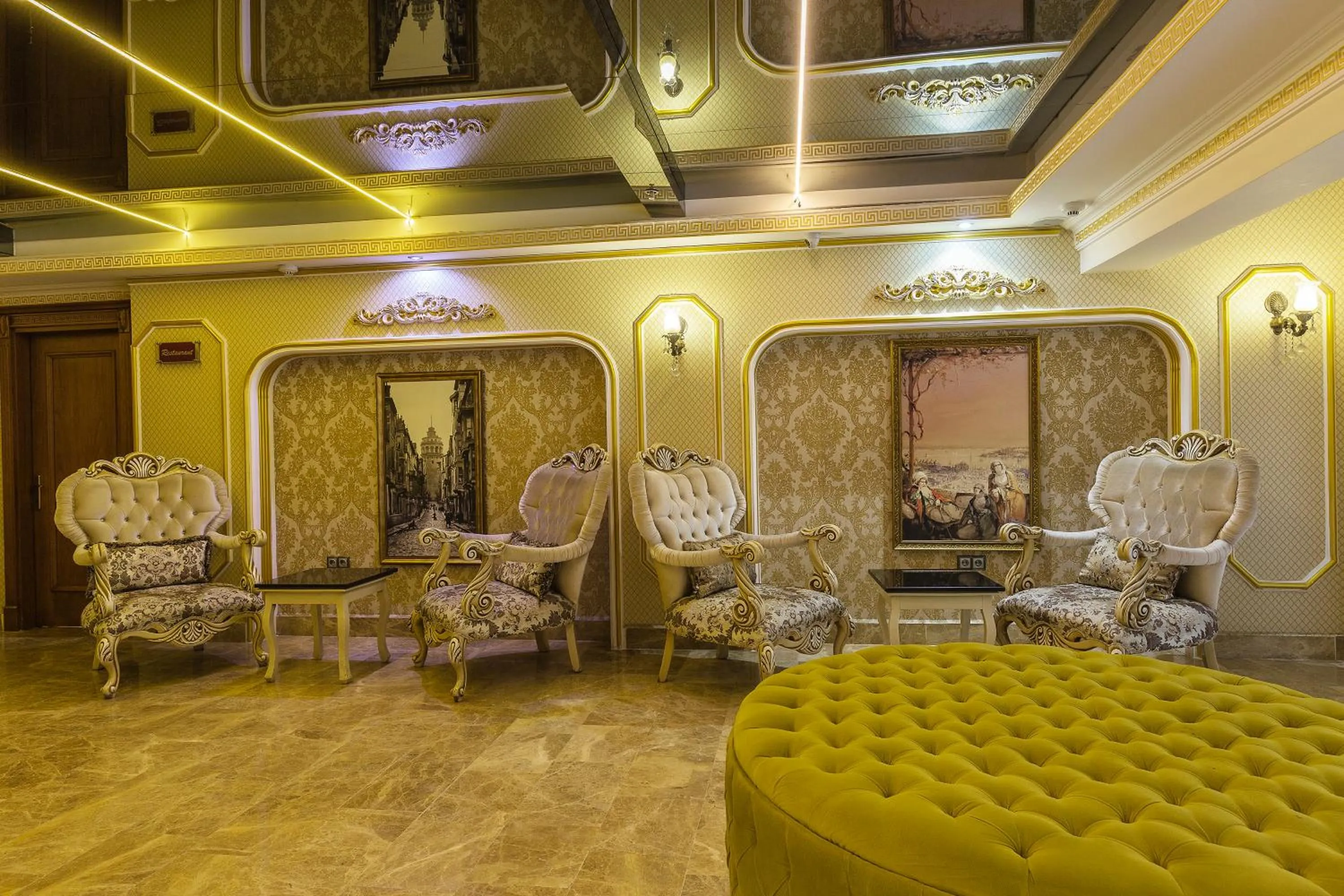 Lobby or reception in Lausos Palace Hotel Şişli