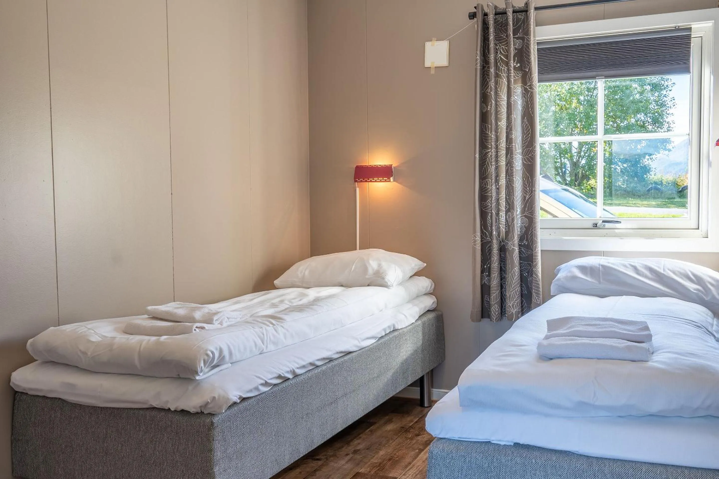 Bedroom, Bed in Topcamp Havblikk - Helgeland