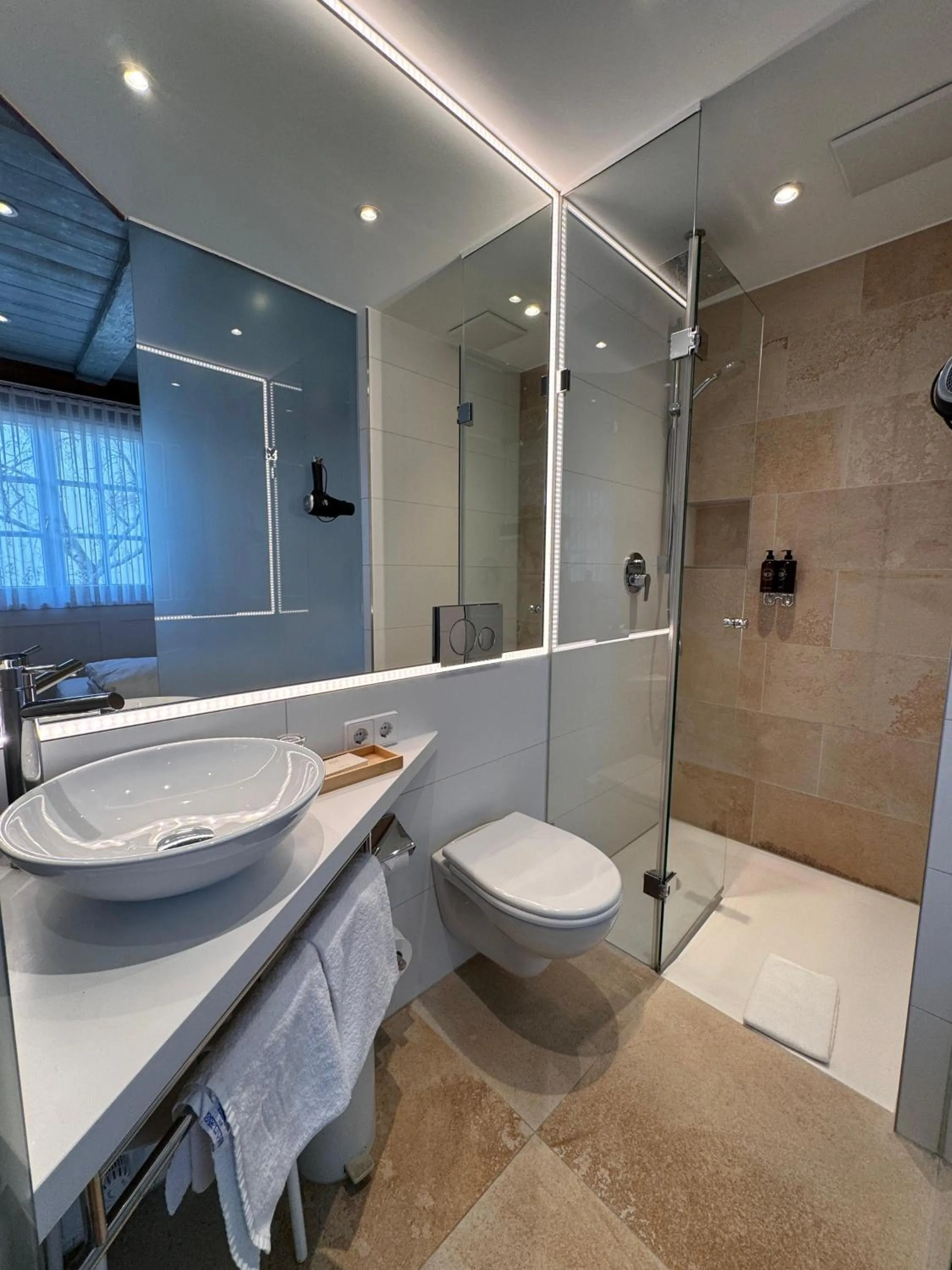 Shower in Boutique Hotel am Rathaus - Reblaus