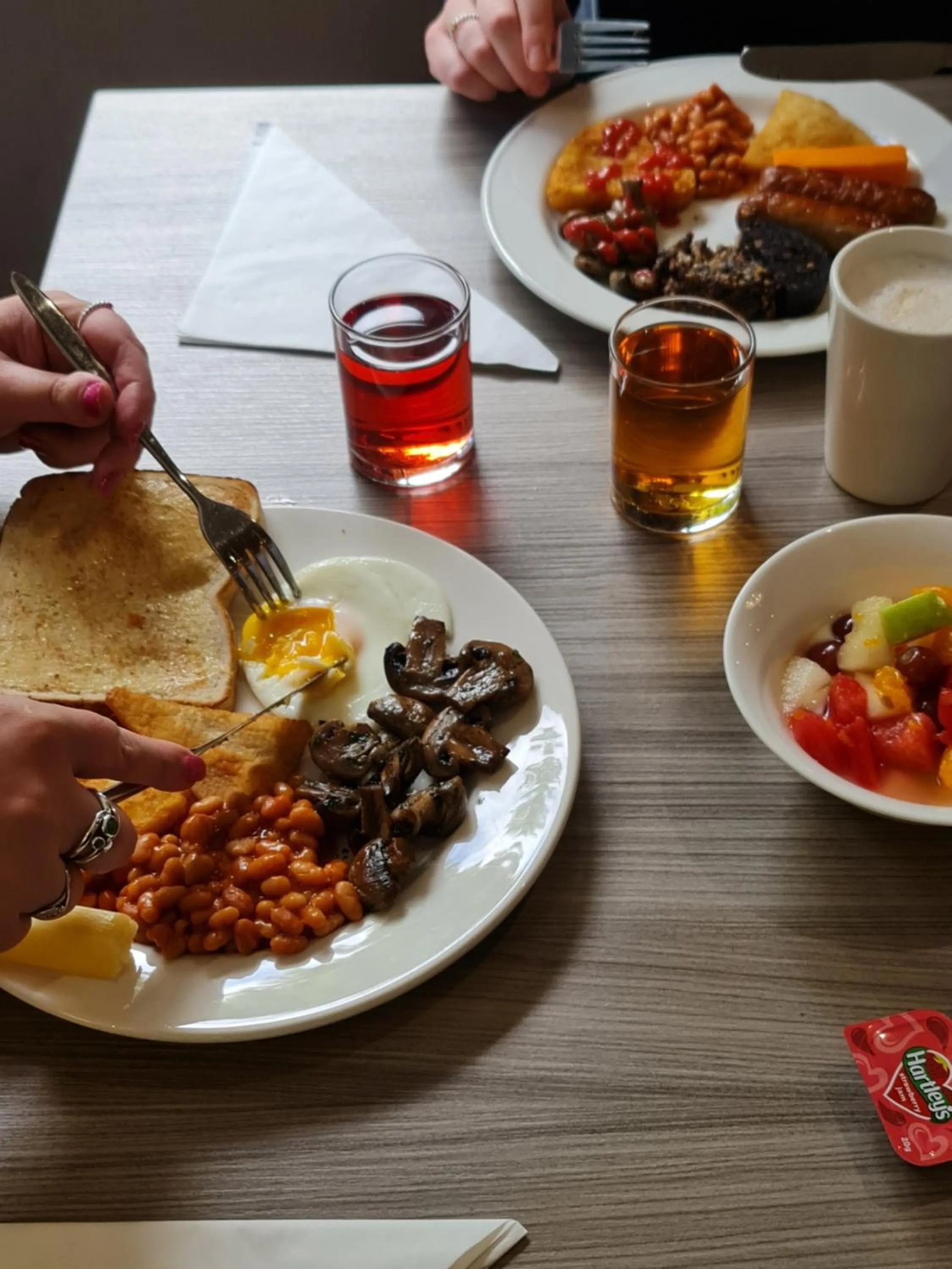 Buffet breakfast in Gretna Hall Hotel