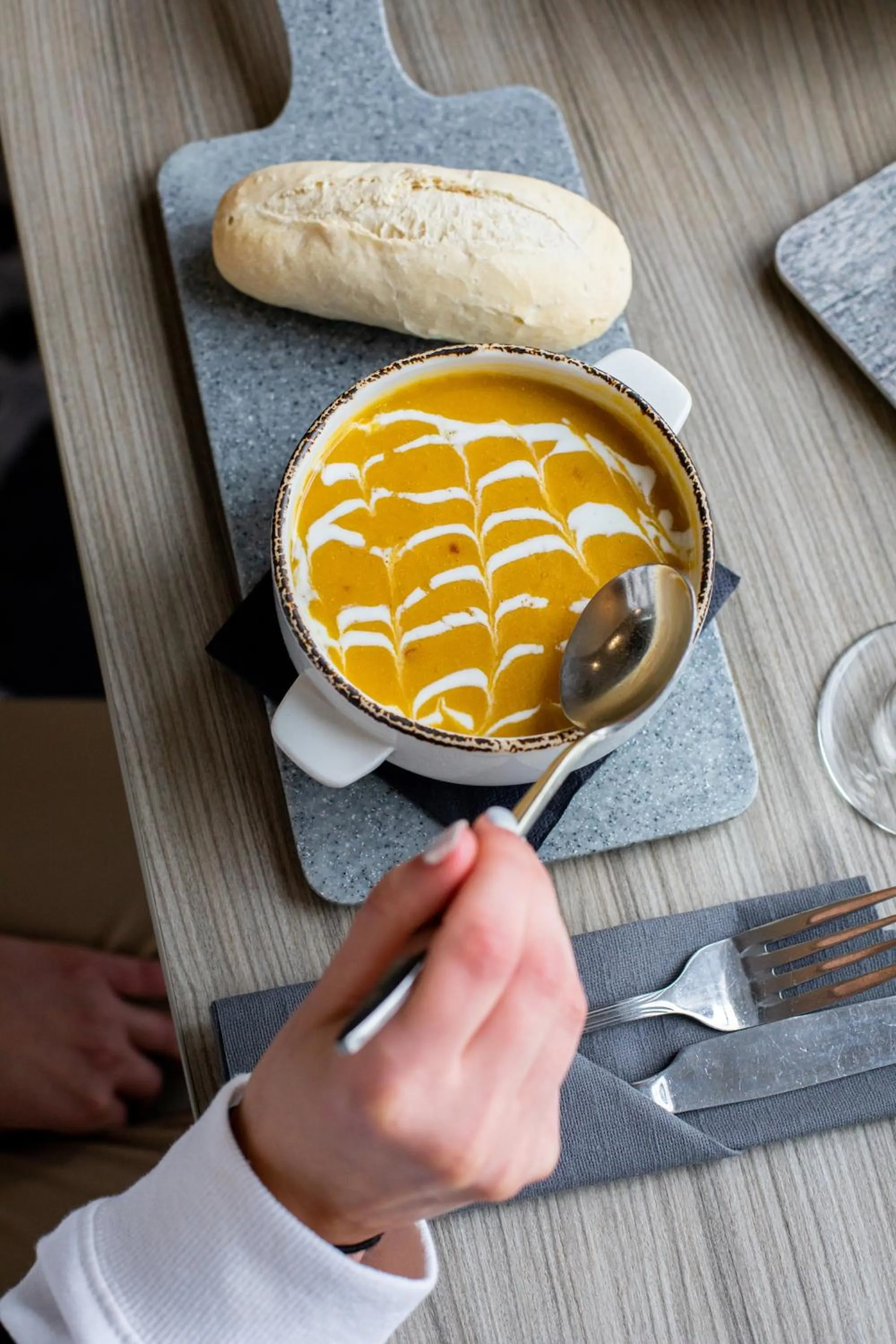 Food and drinks in Gretna Hall Hotel