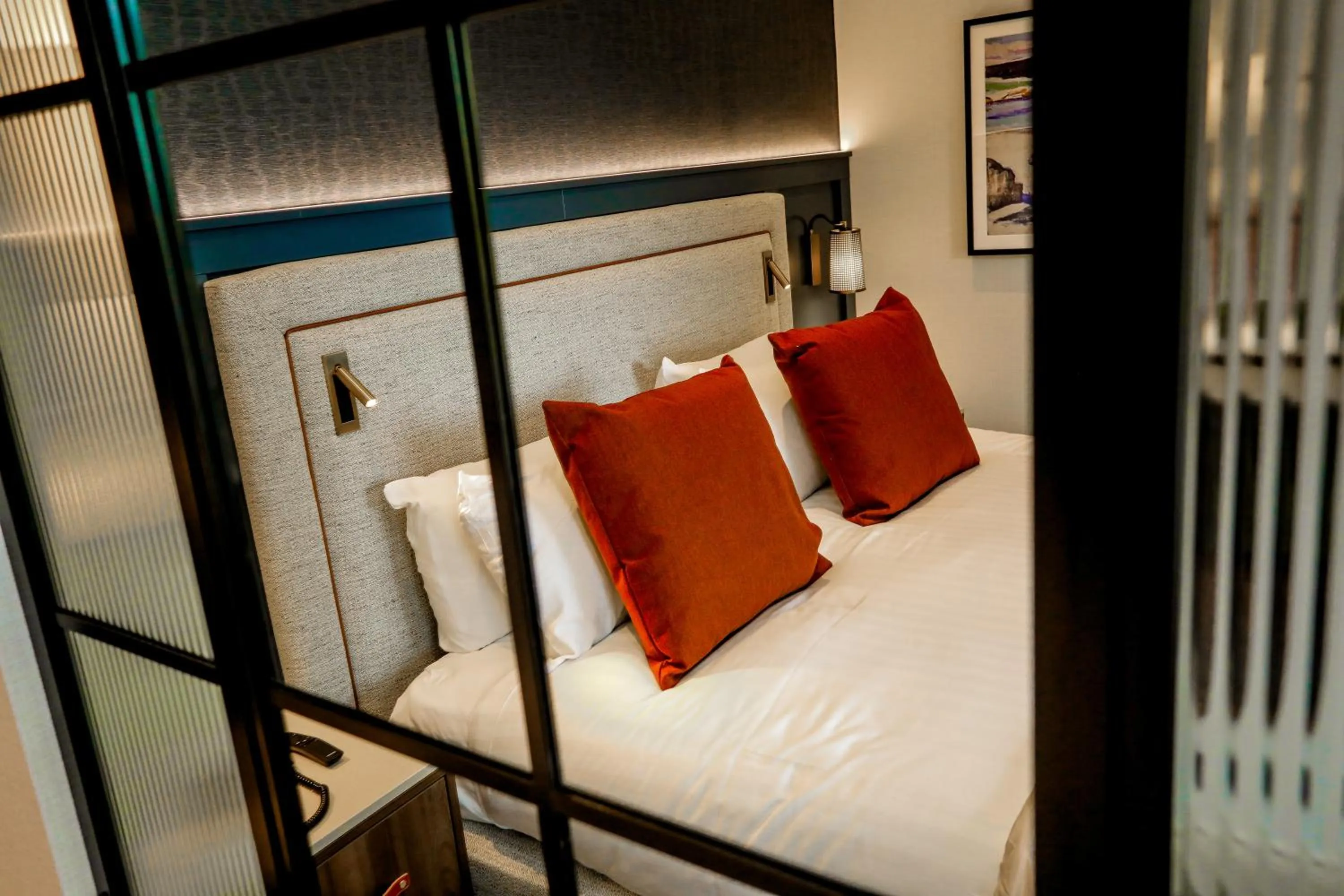 Bed in Gretna Hall Hotel