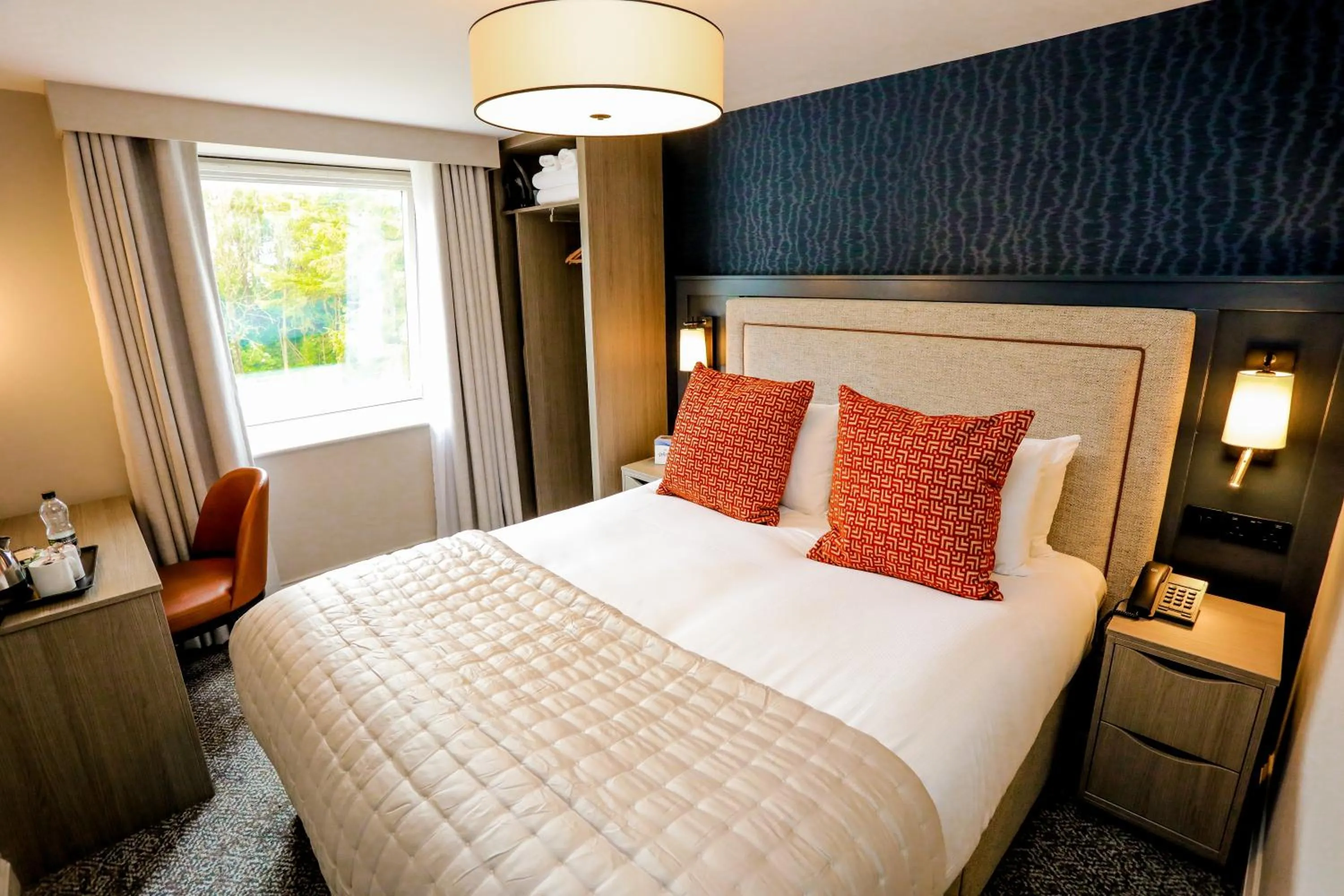 Bed in Gretna Hall Hotel