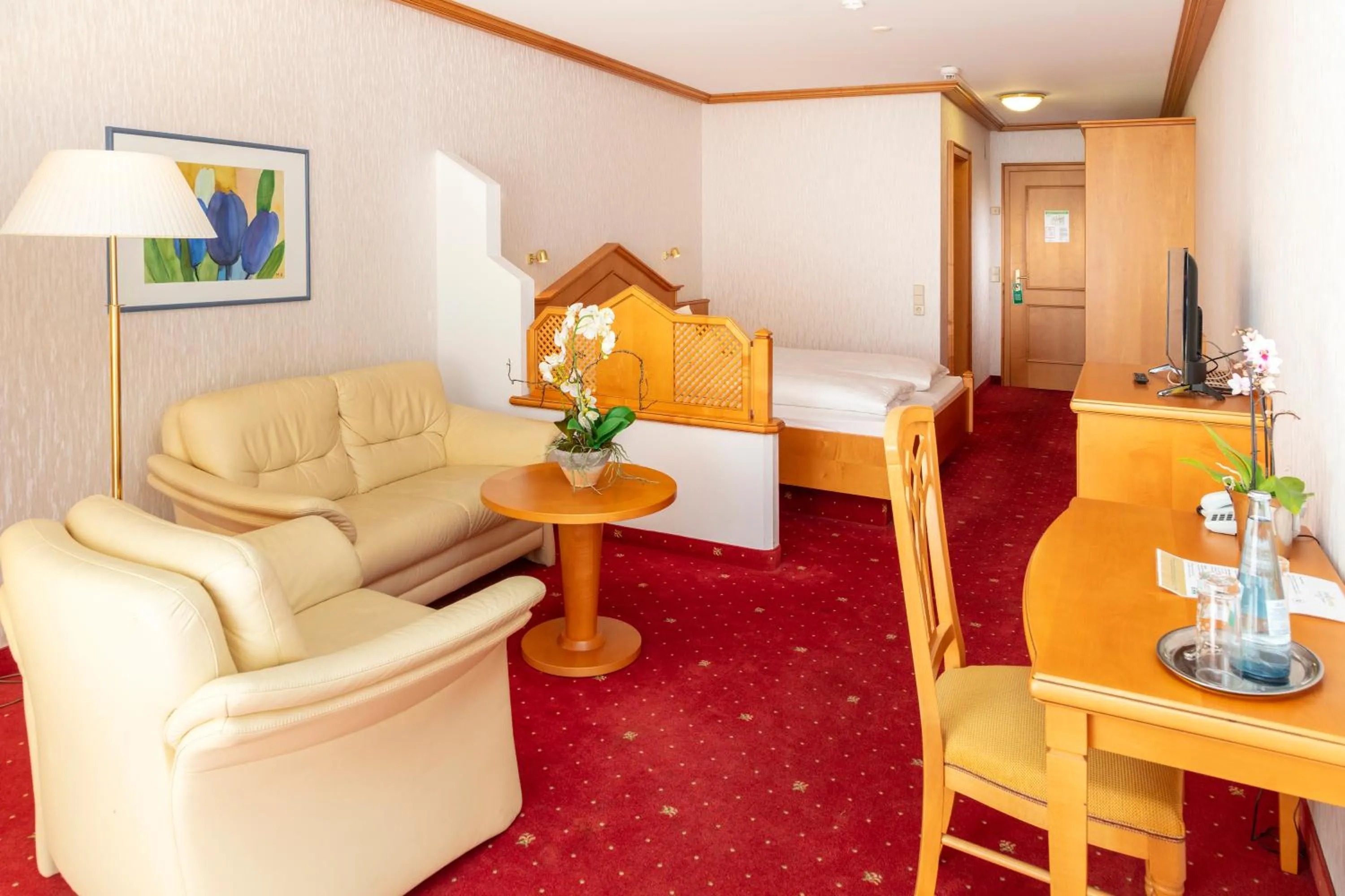 Living room in Parkhotel an der Therme